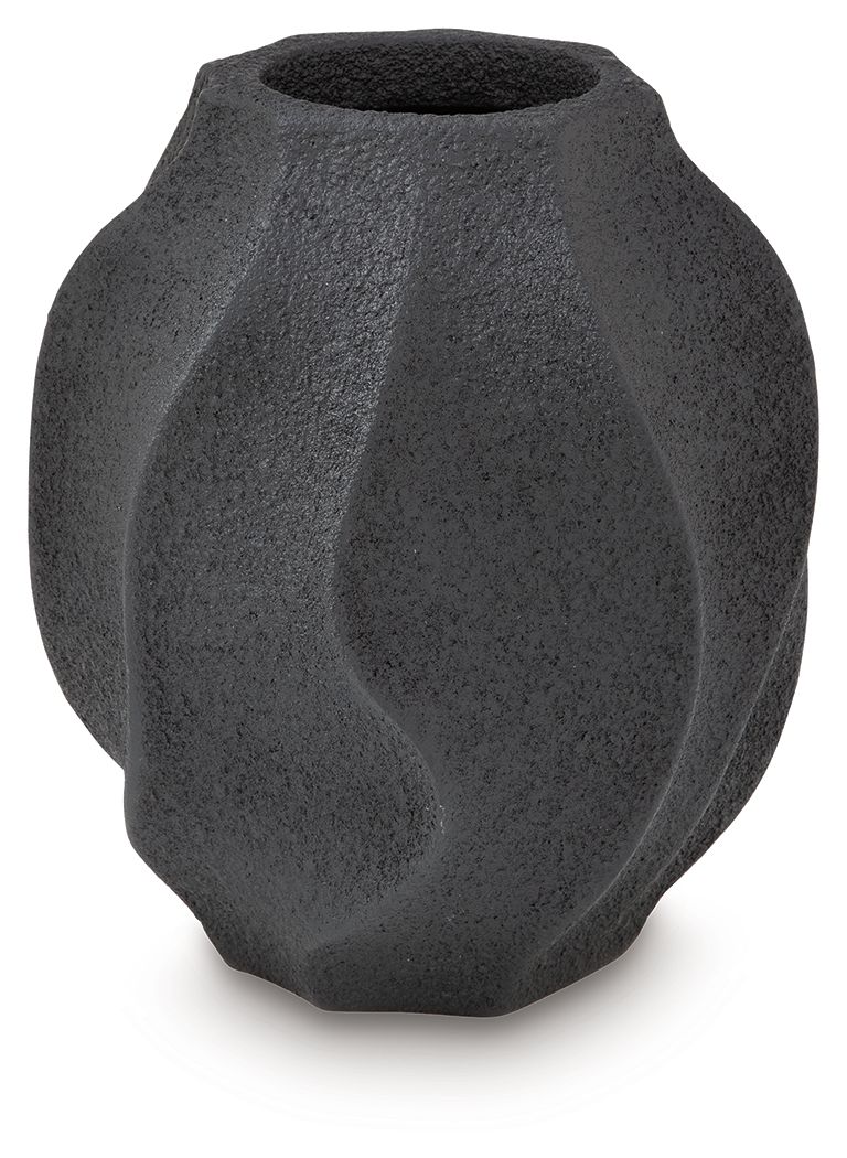 Judworth - Vase - 12" - Black