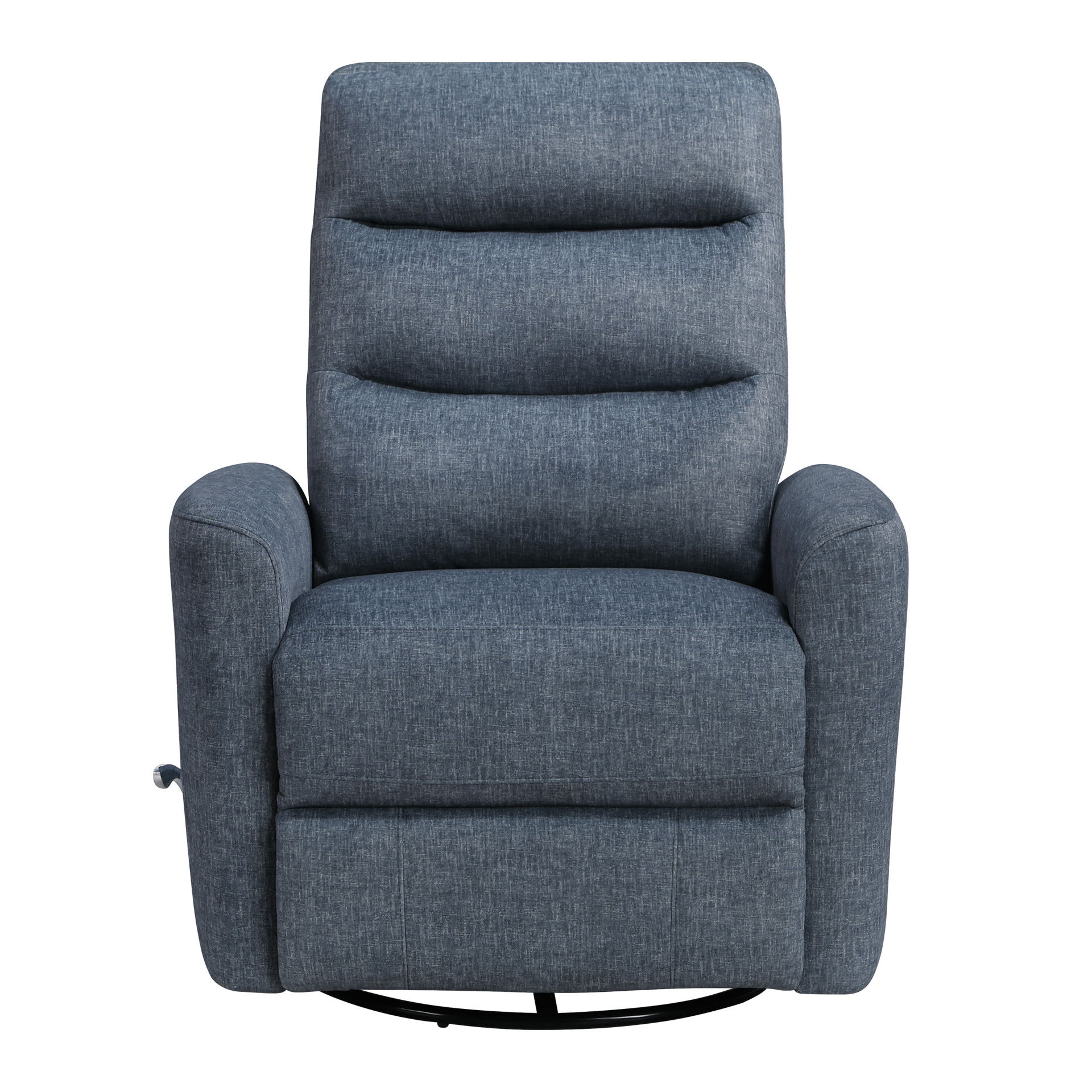 Takami - Swivel Recliner - Blue Poly