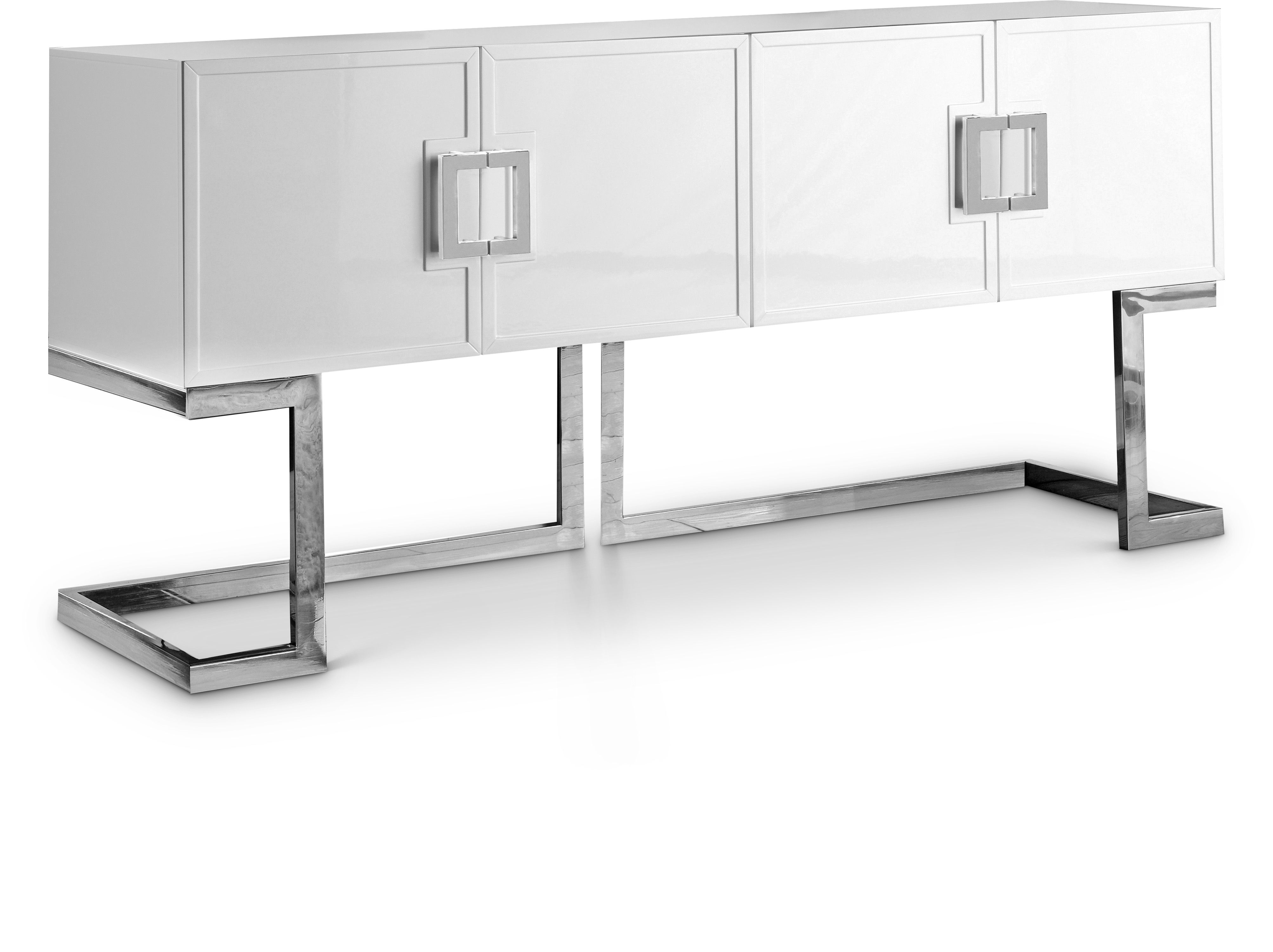Beth - Sideboard - Chrome Lacquer
