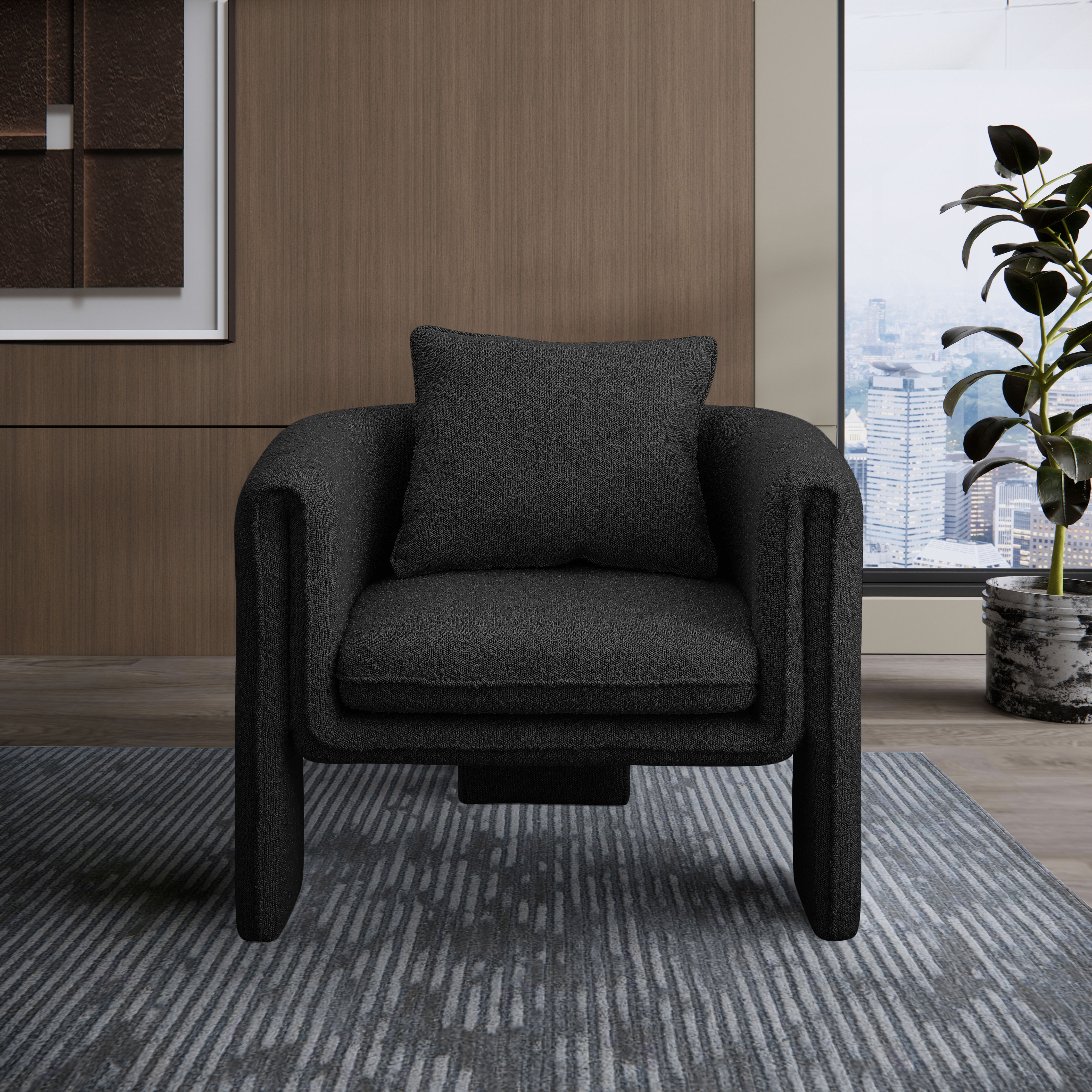 Stylus - Accent Chair - Black
