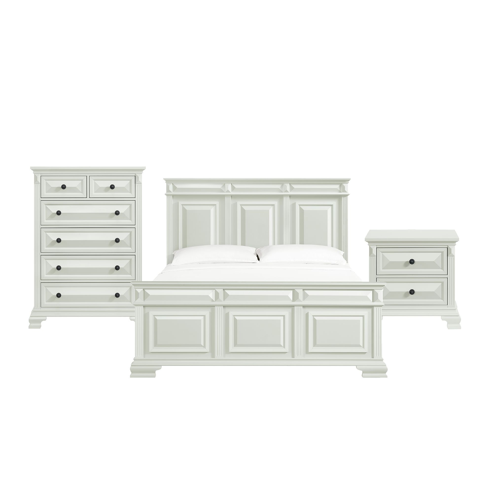 King · 3 Pc · Bedroom Set