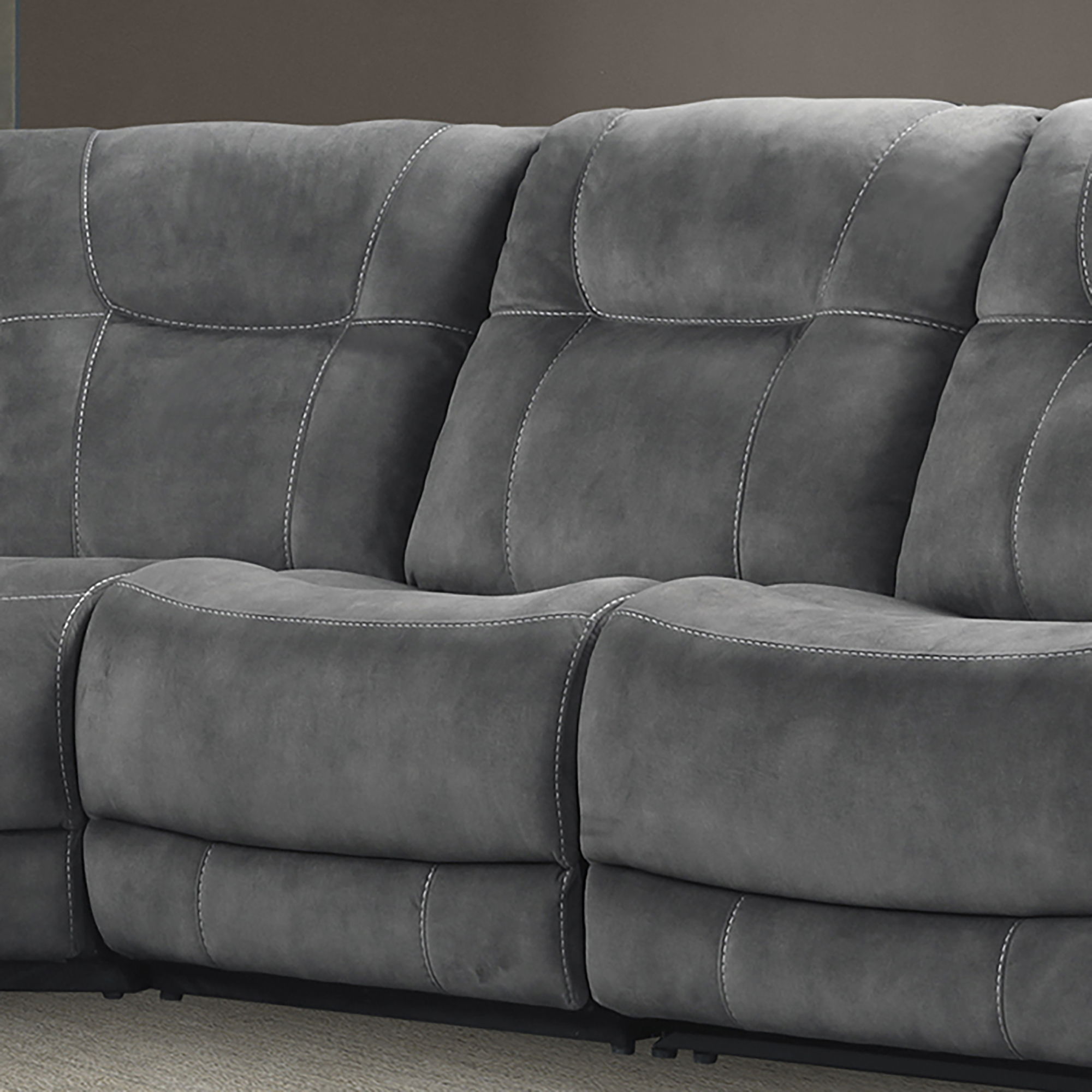 Parker House Cooper - Armless Chair - Shadow Grey