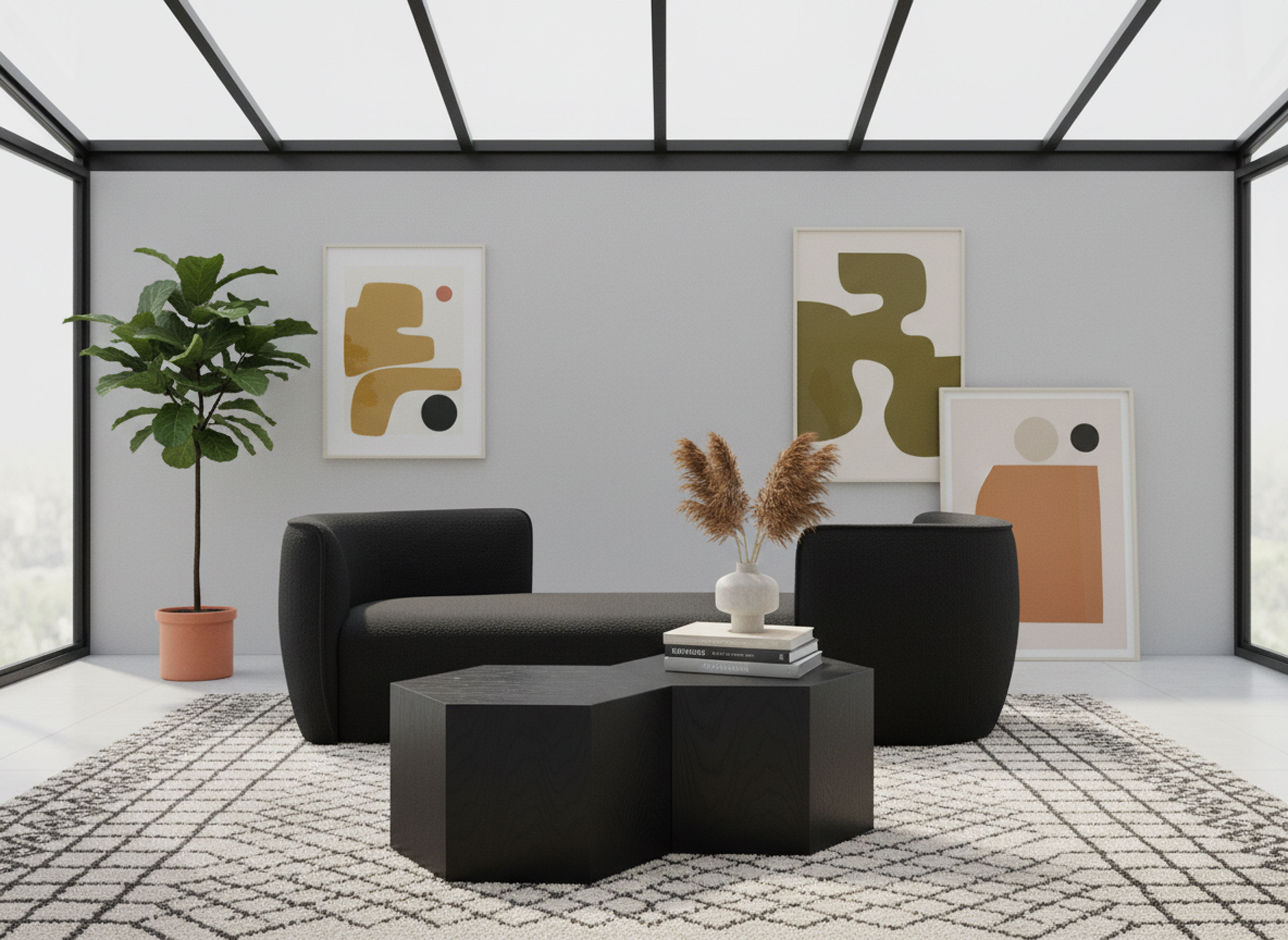 Hilton - Chaise - Black