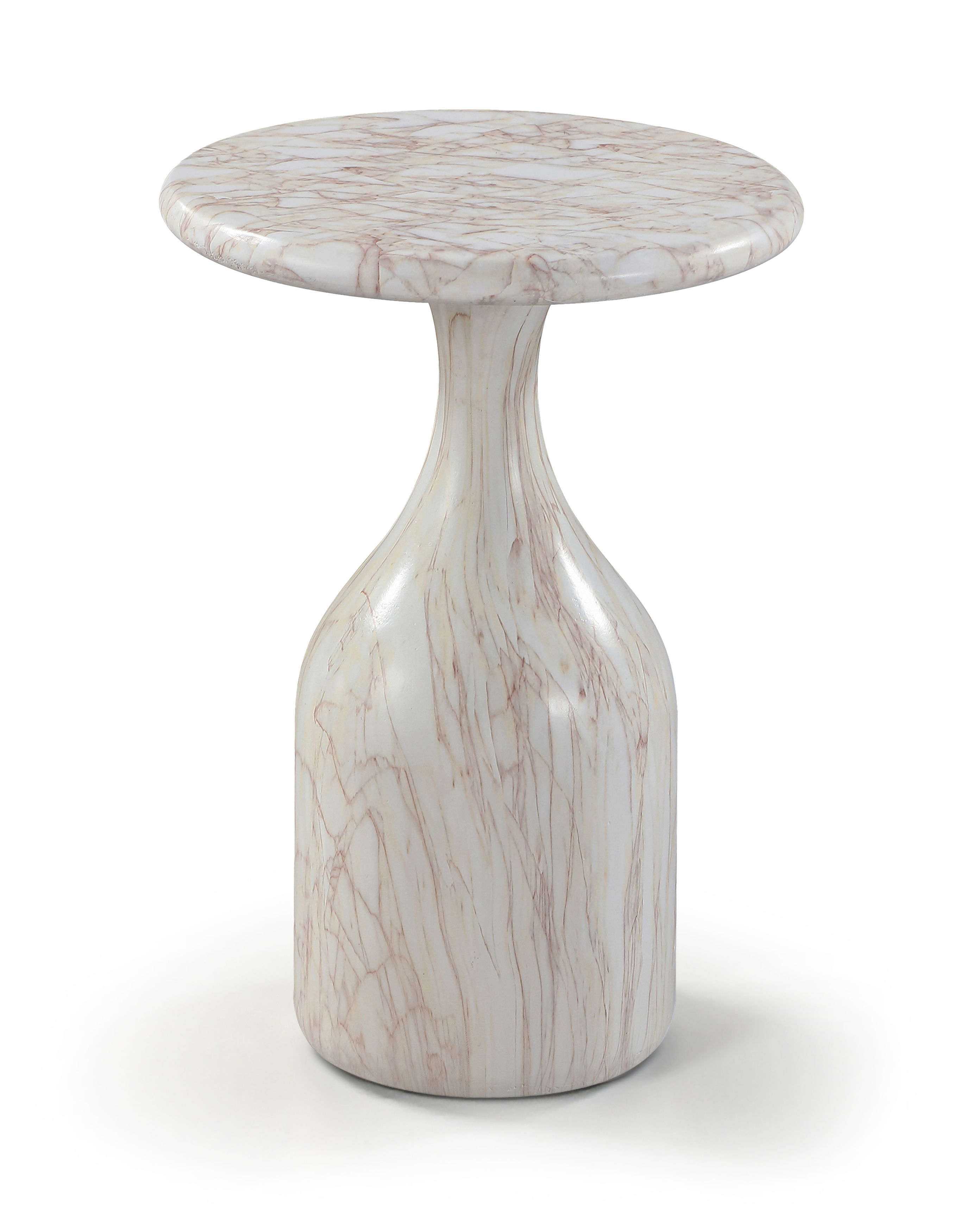 Savona - Concrete Indoor/Outdoor End Table - White