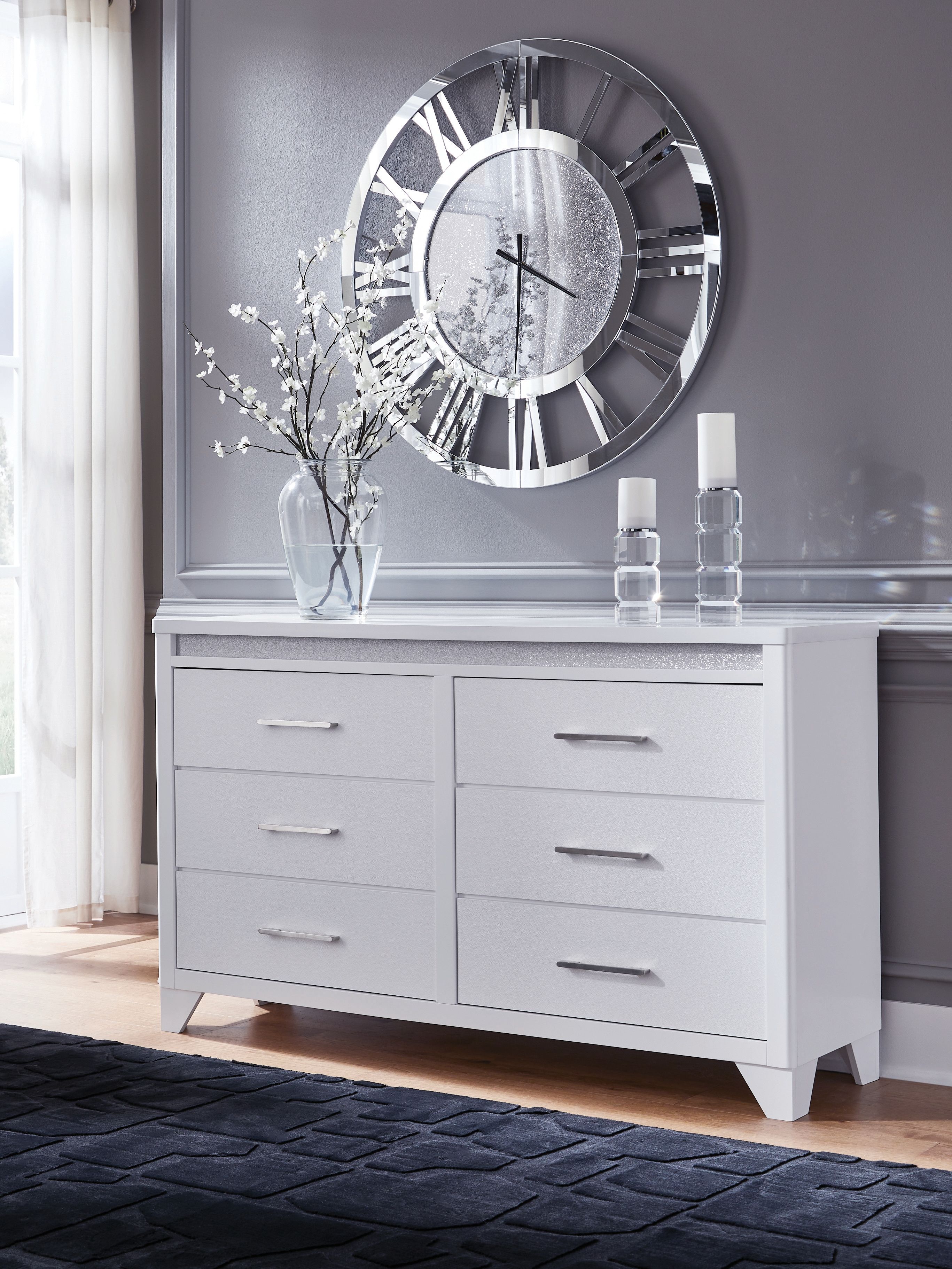 Ashley Furniture Jarlee - Dresser - White - Image 2