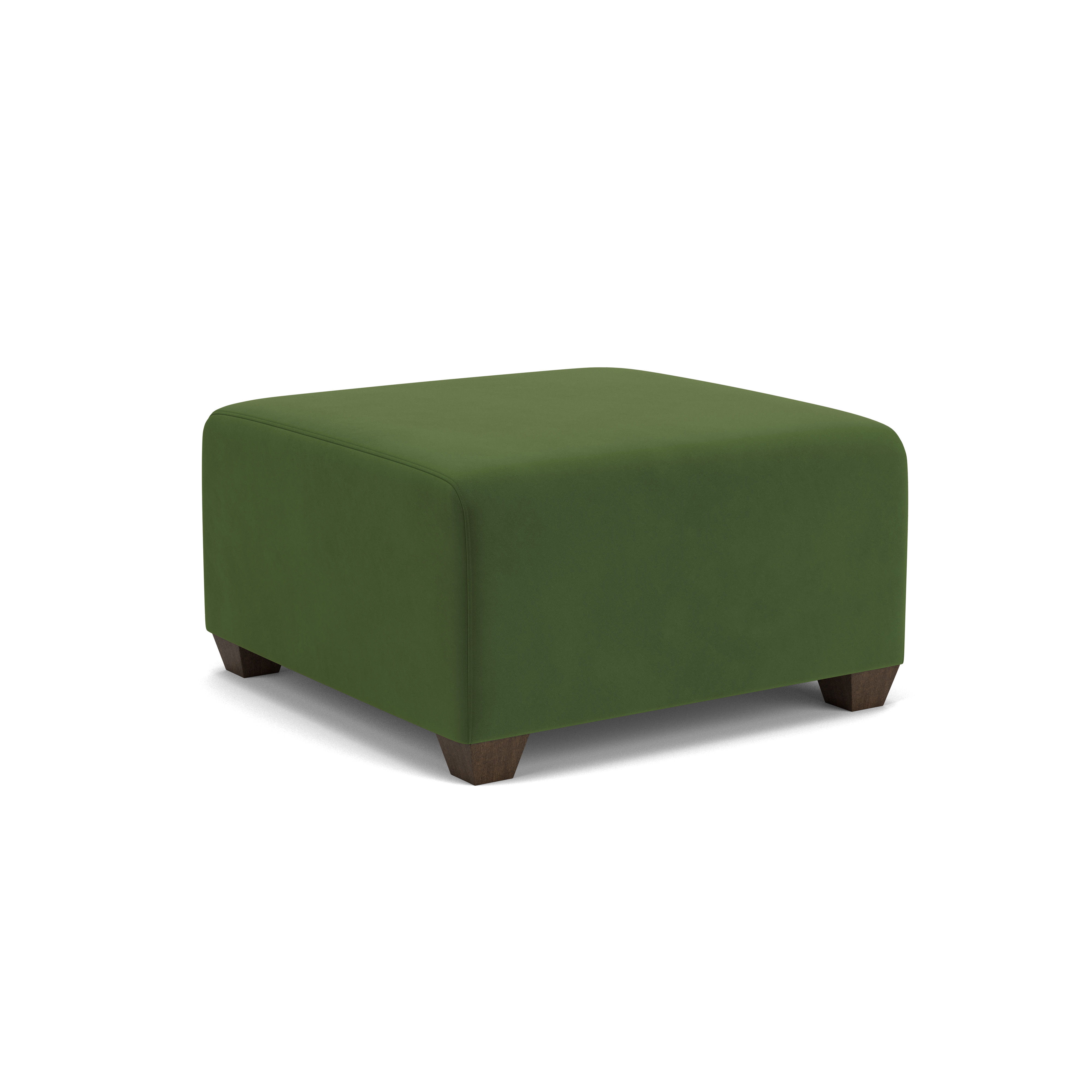 Freedom - Fabric Square Cocktail Ottoman, gray, view 3