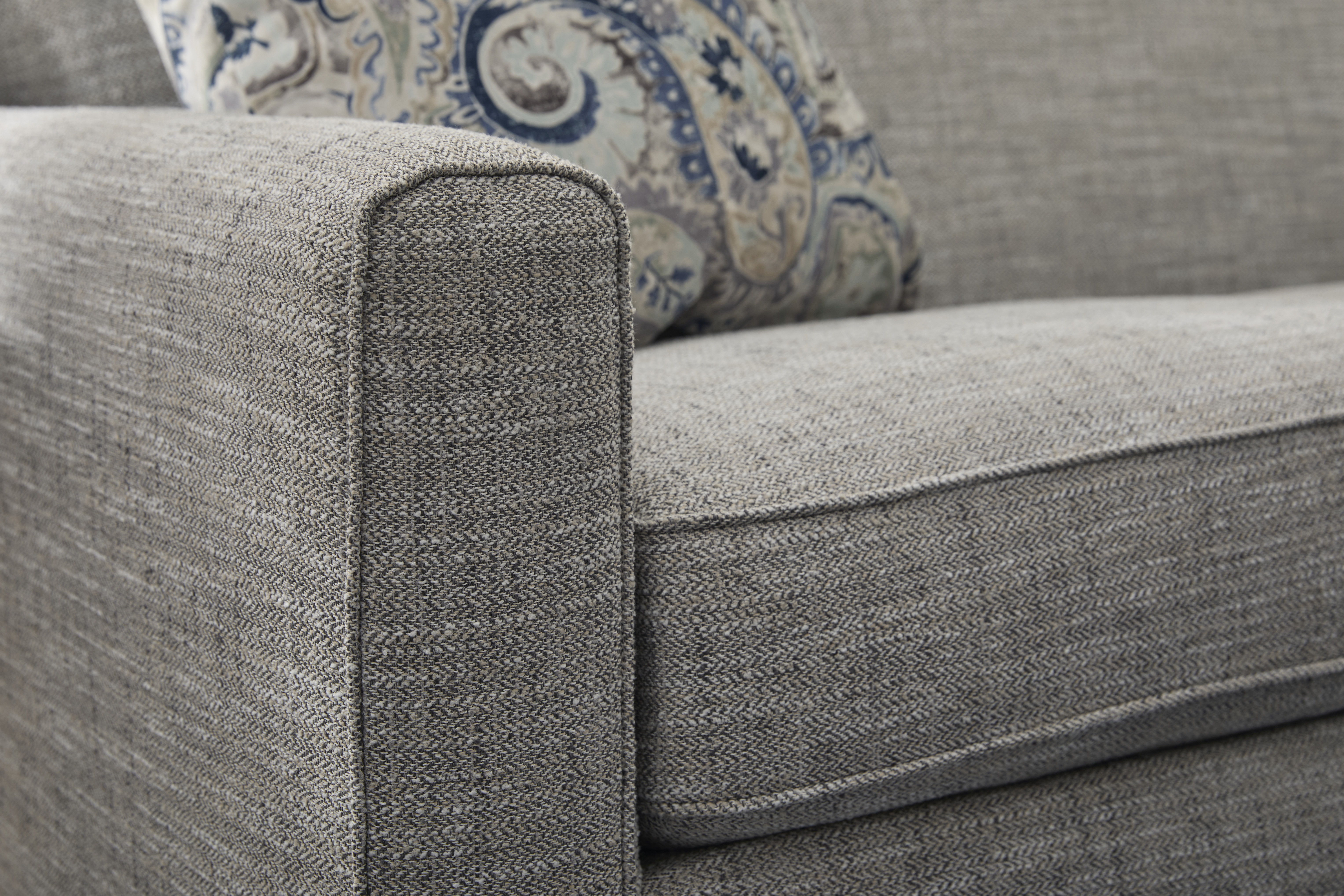 Aggie - Fabric Sofa, white, view 6