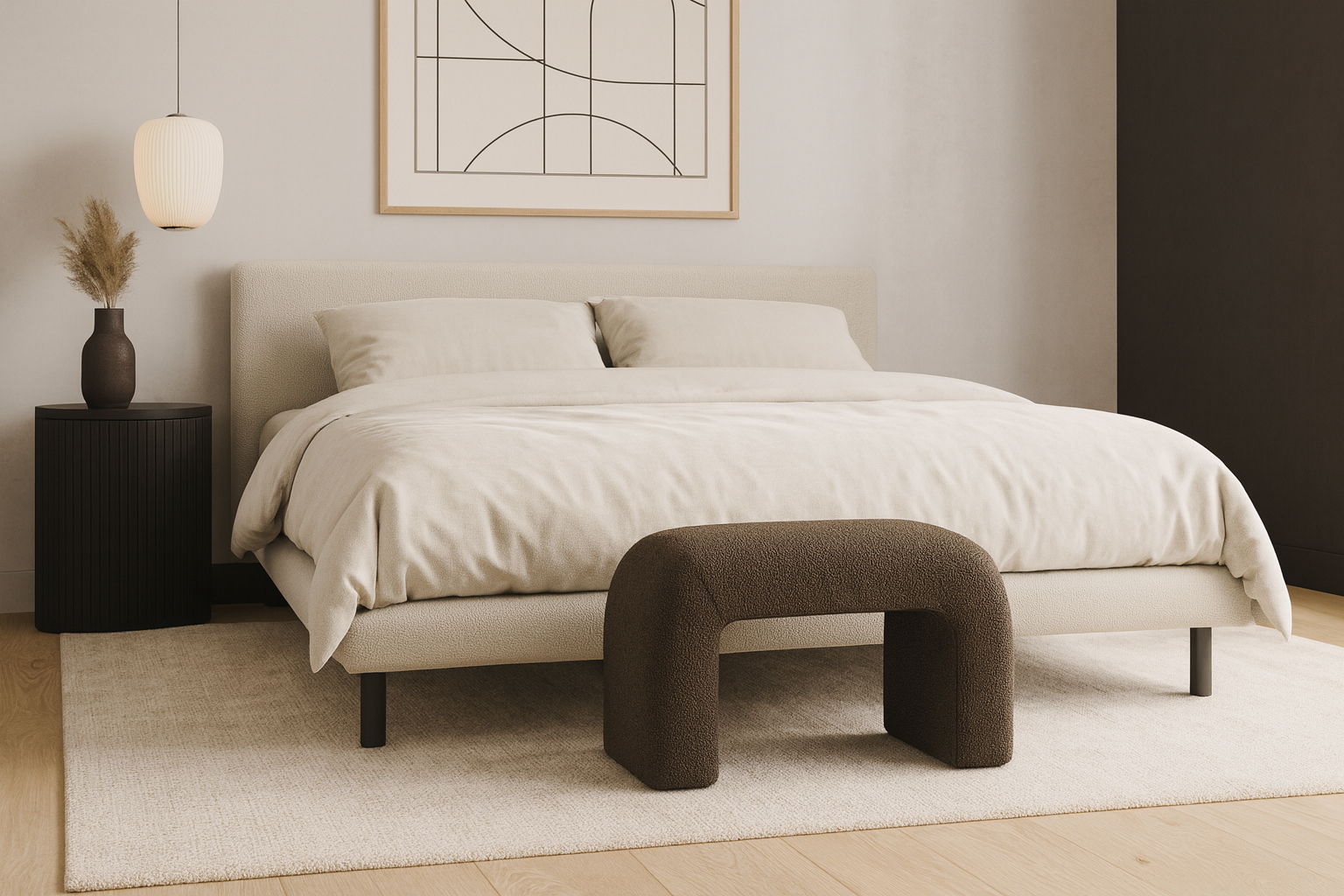 Niagara - 28" Bench - Brown