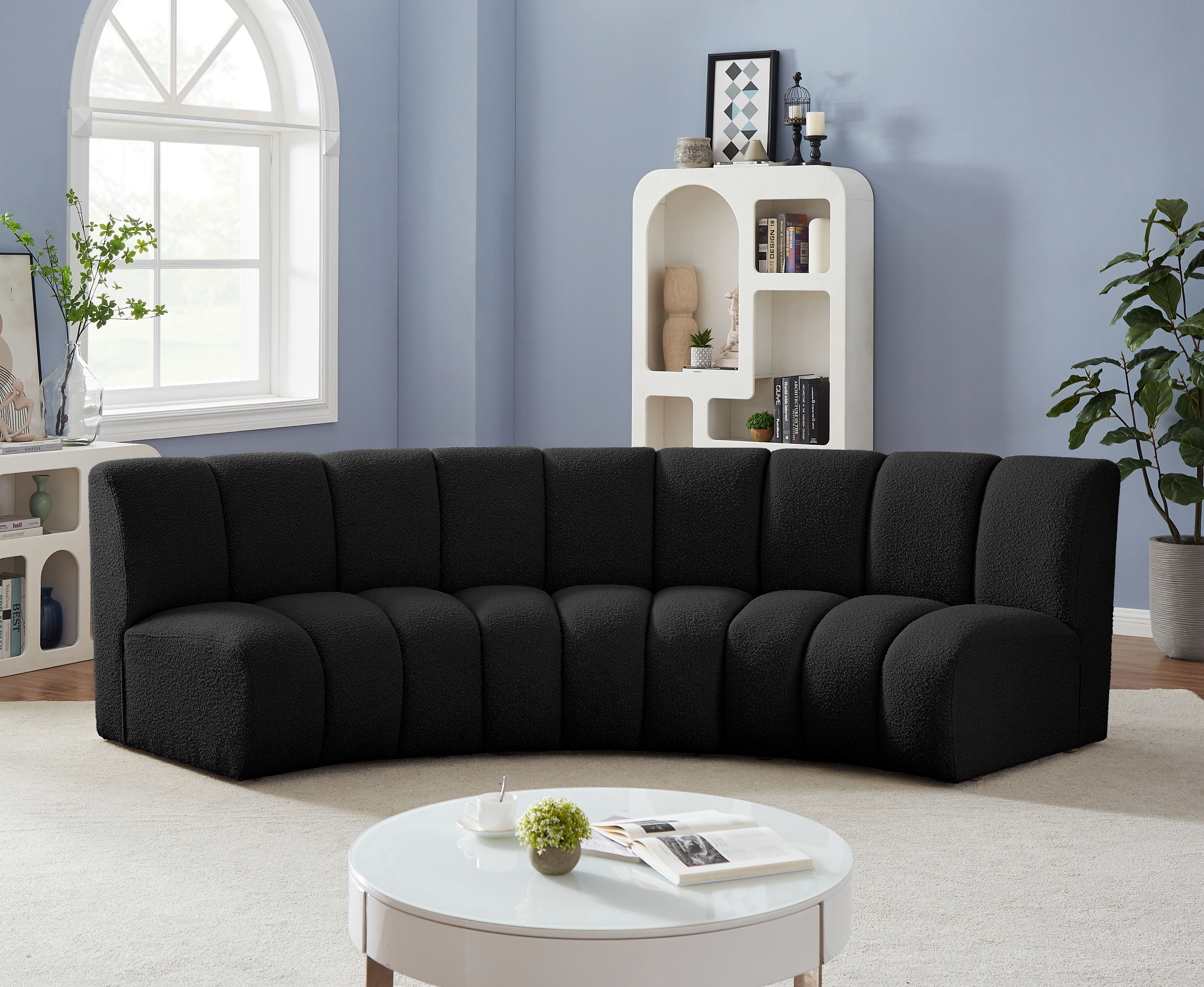Infinity - 3 Piece Modular Sectional - Black