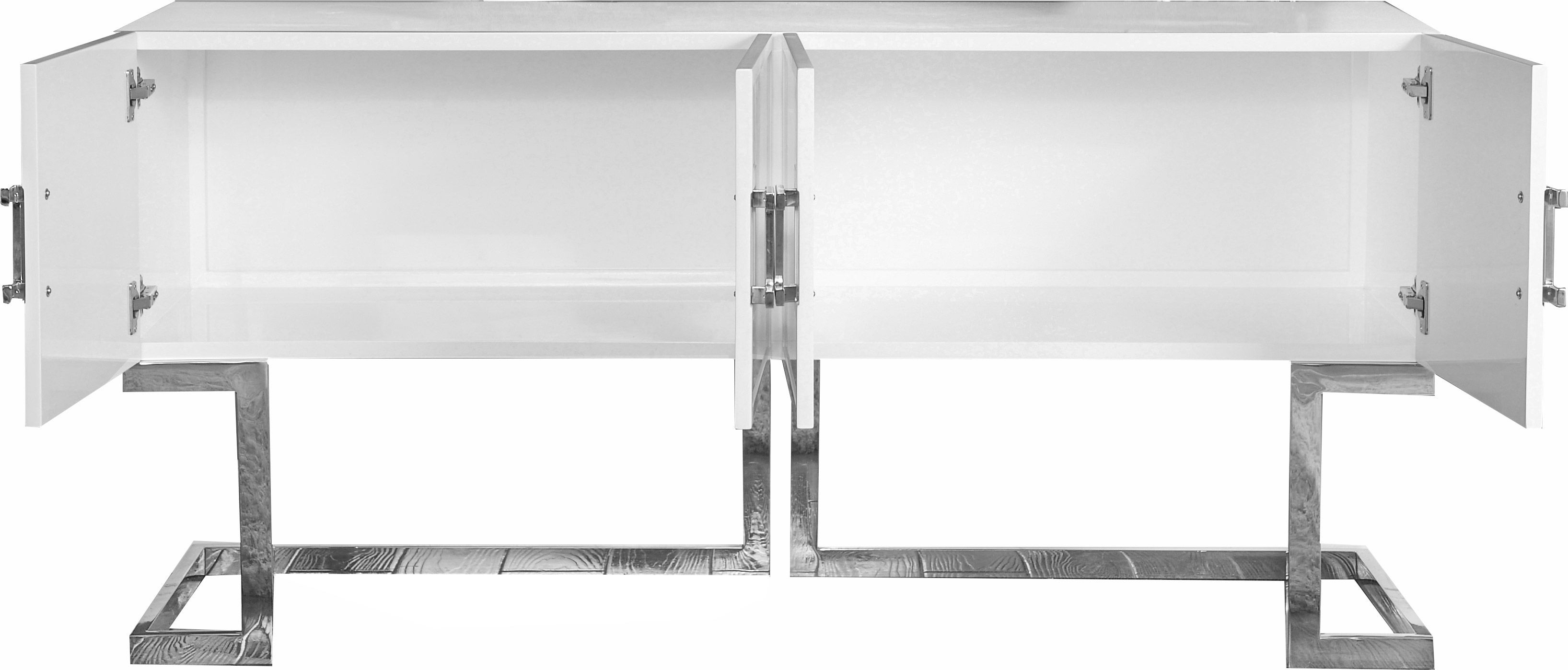 Beth - Sideboard - Chrome Lacquer