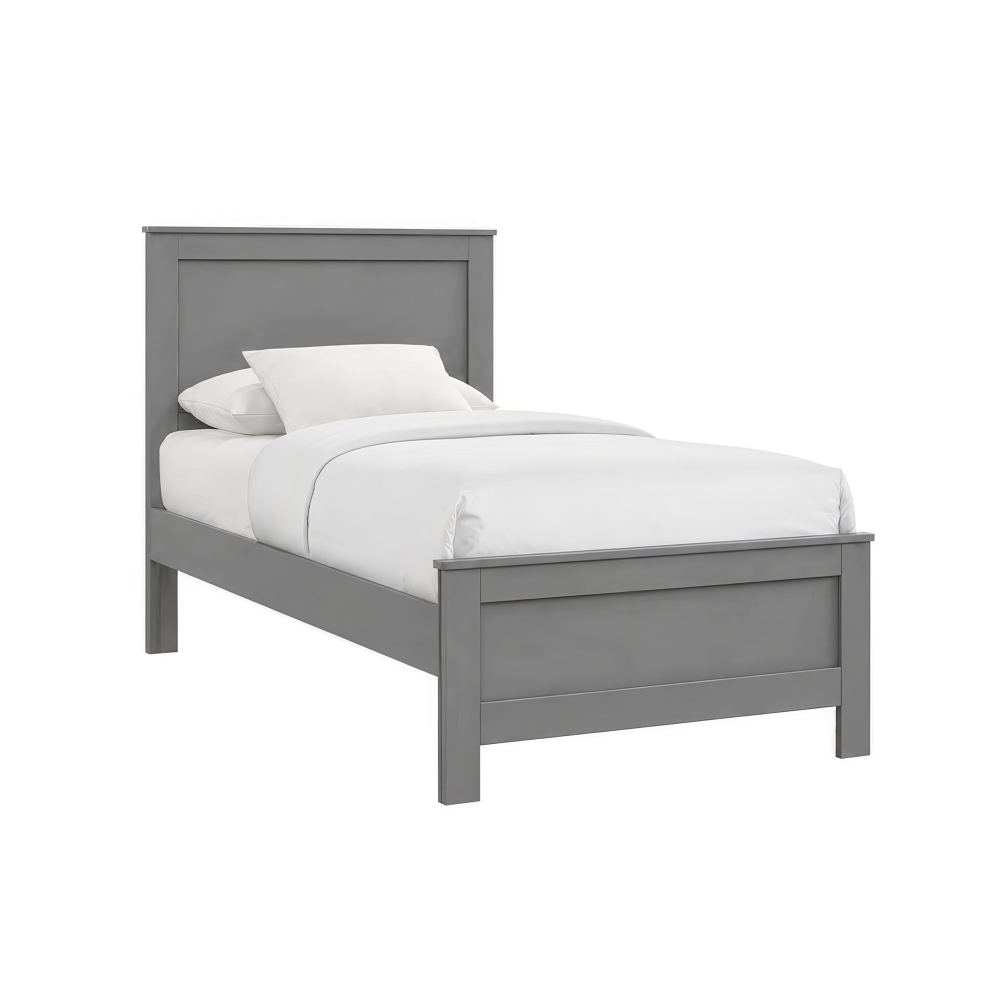 Sami - Youth Twin Panel Bed - Gray