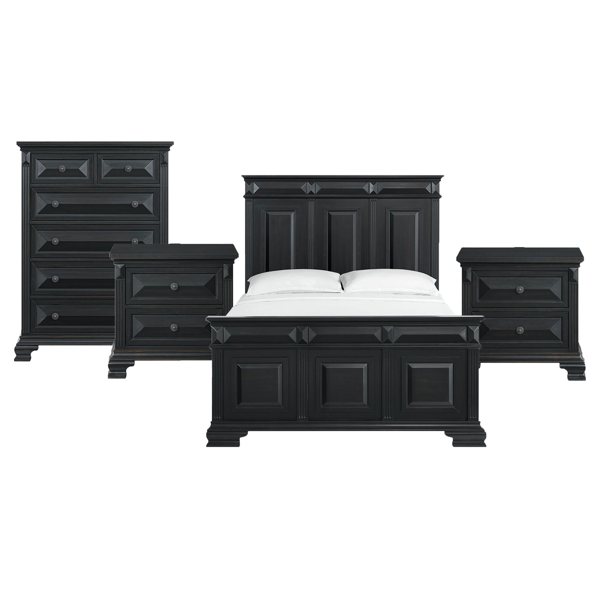 Queen · 4 Pc · Bedroom Set