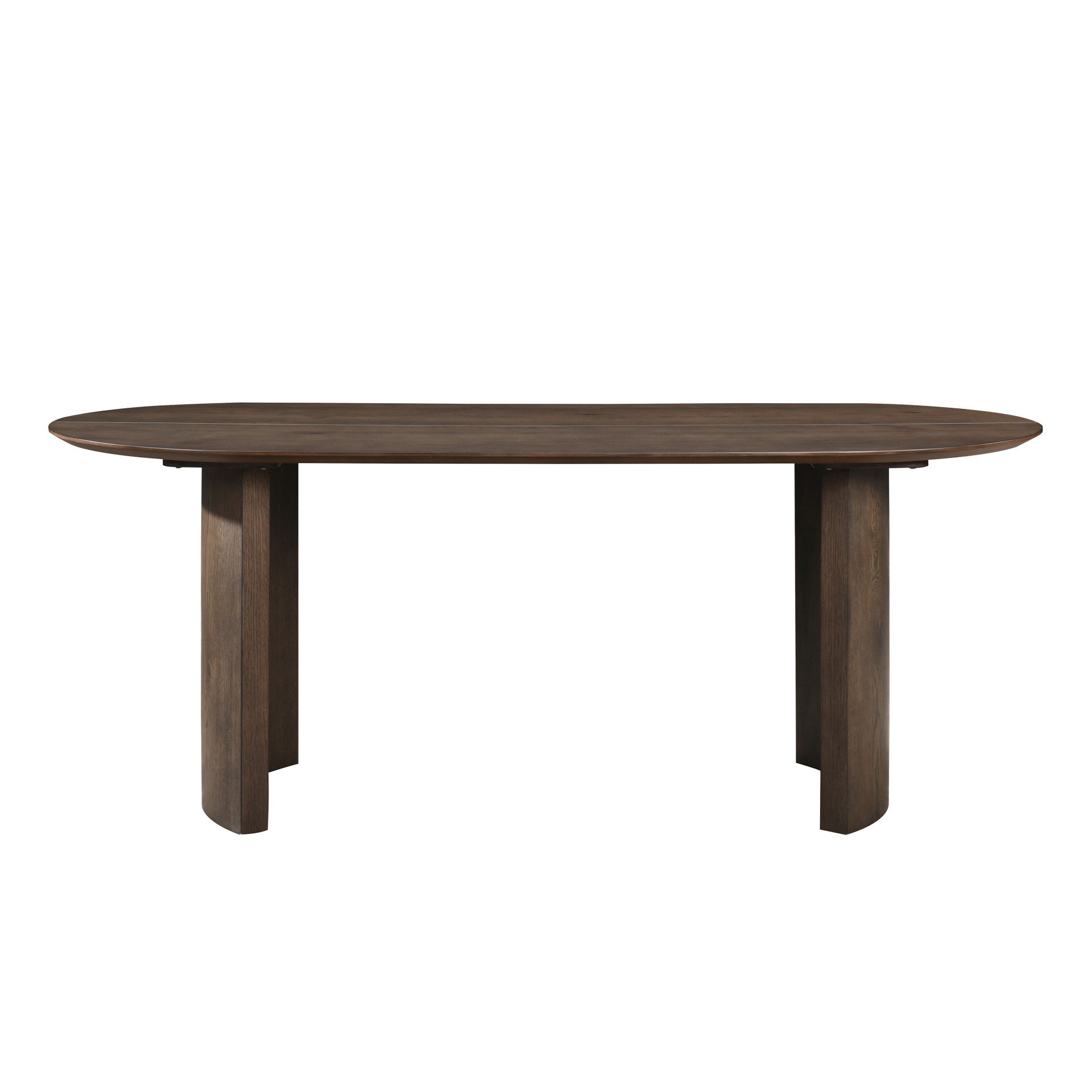 Kody - 79" Oval Dining Table Top - Dark Walnut