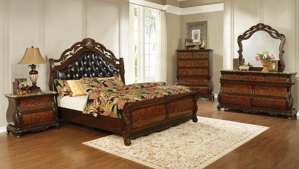 Exeter 5 Piece Bedroom Set Brown New Lots Furniture Online Store