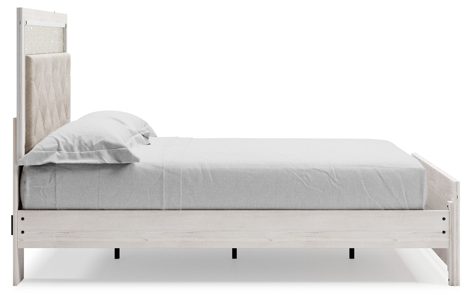 Ashley Furniture Altyra - Queen Panel Bed With Roll Slats - White - Image 5