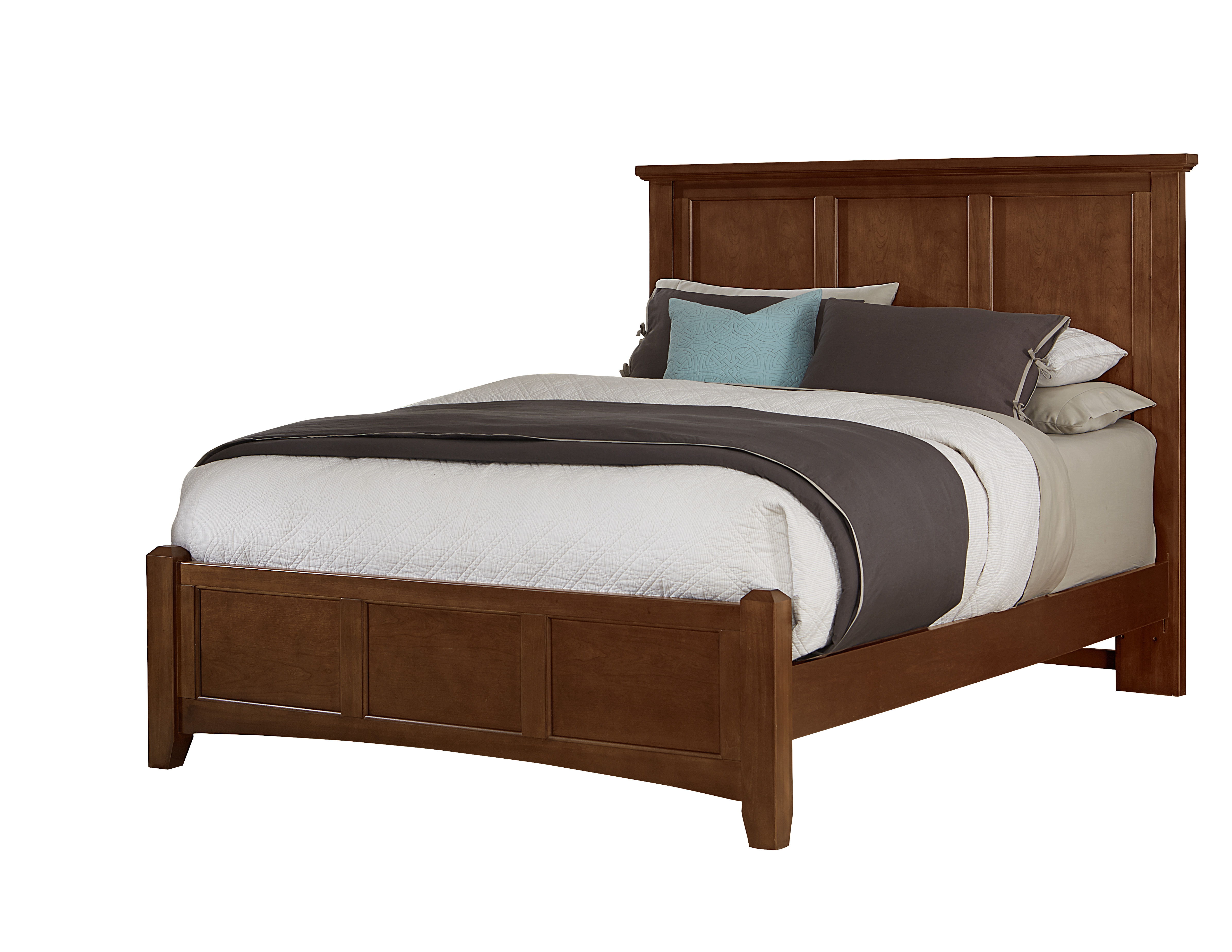Bonanza - California King Mansion Bed - Cherry Image
