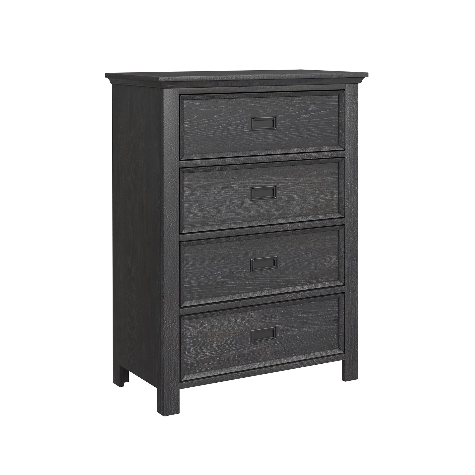 Hampton Kids - 4-Drawer Chest - Charcoal