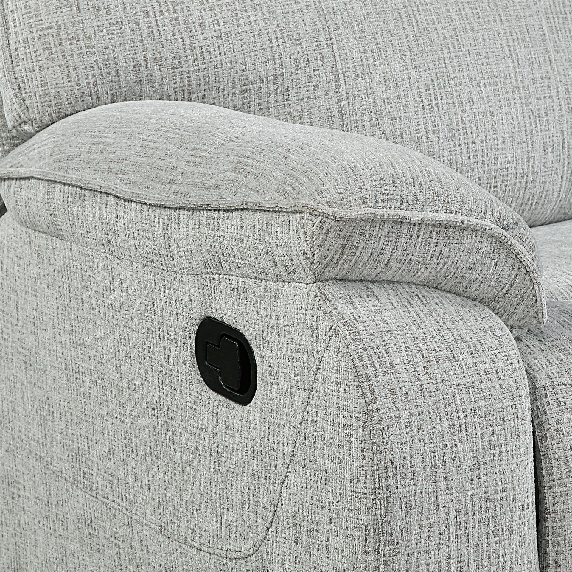 Chablis - Glider Recliner With Heat And Massage - Mist Gray, light gray, view 6