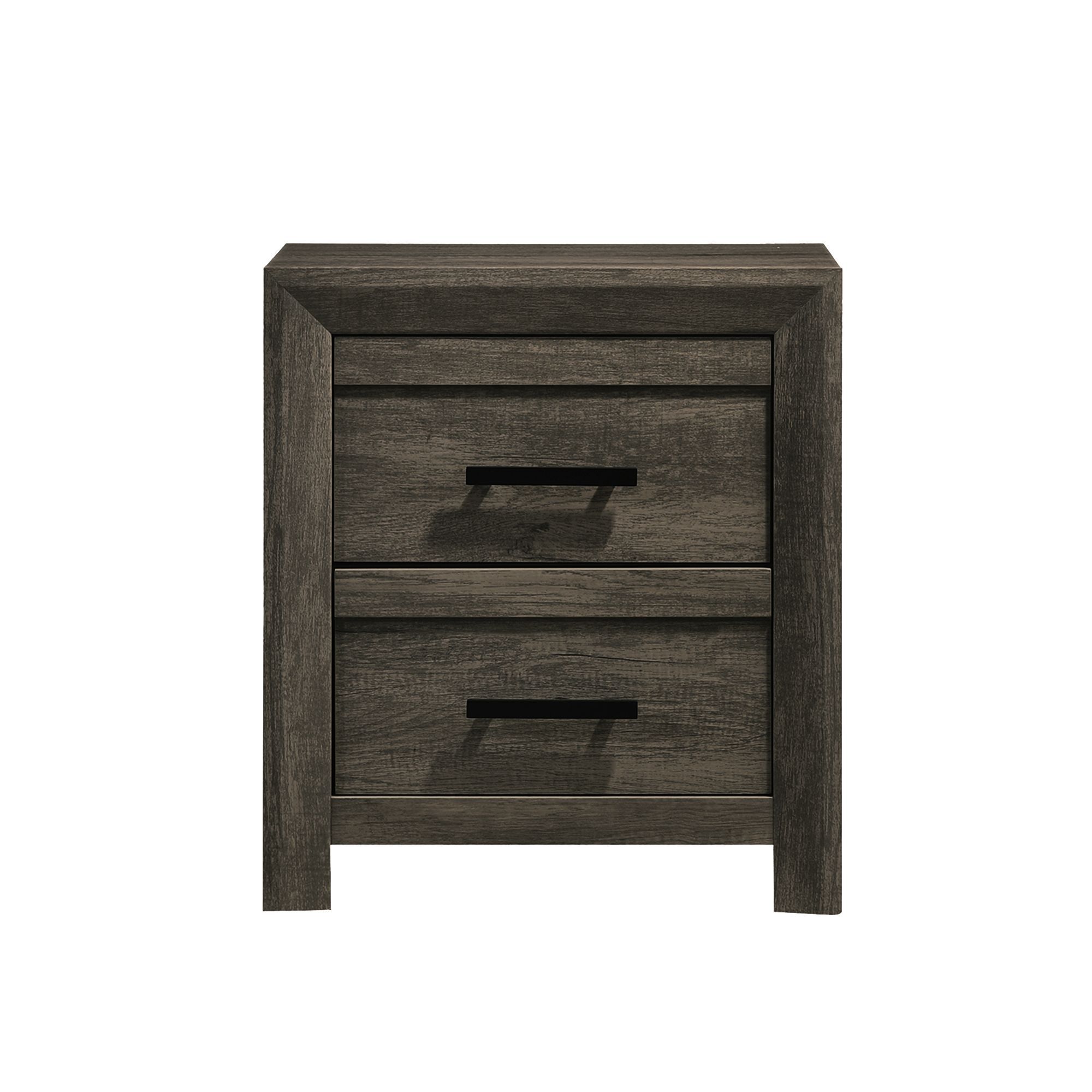 Eleanor - 2-Drawer Nightstand - Mocha Gray