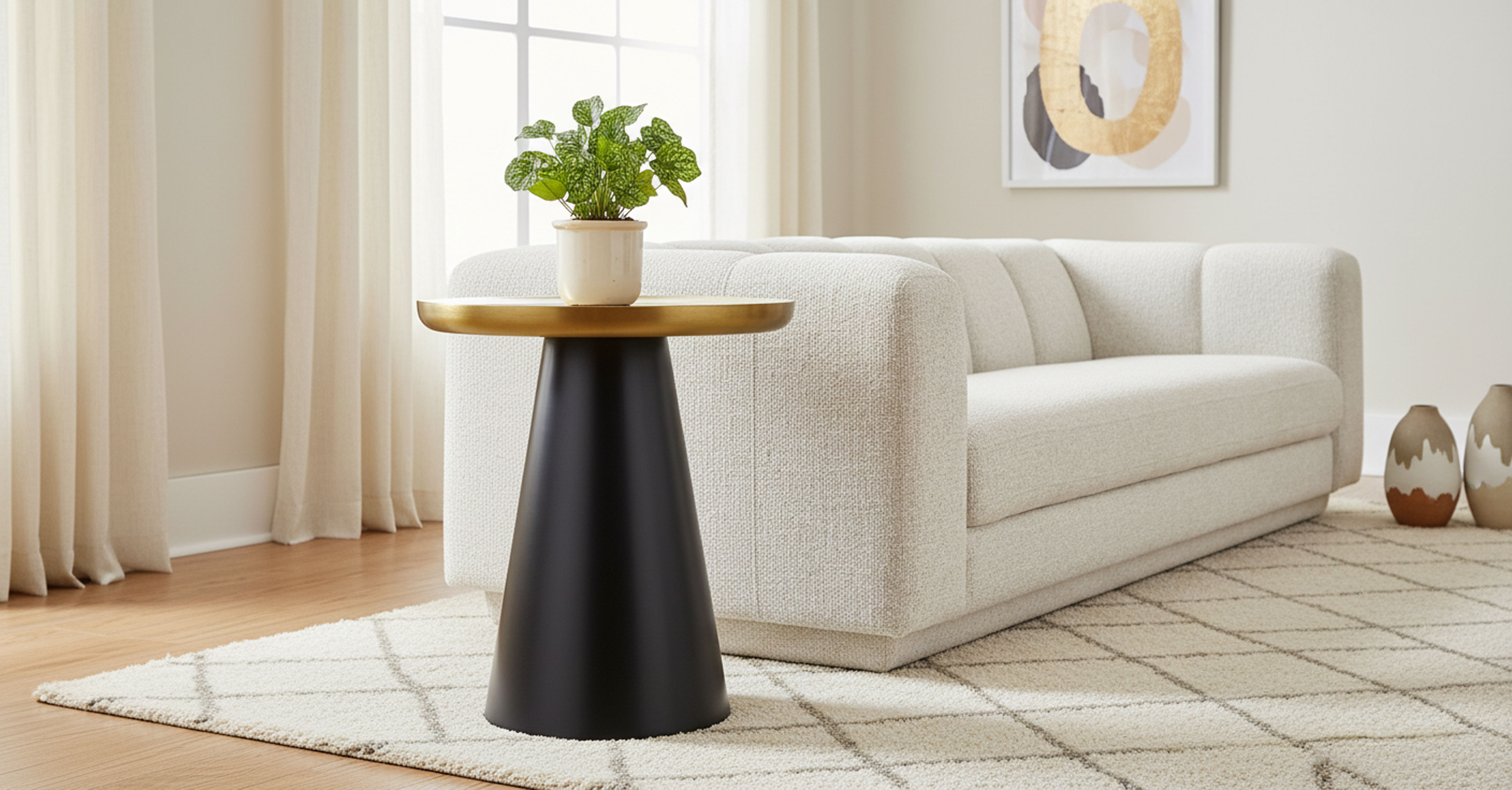 Martini - Metal End Table - Gold