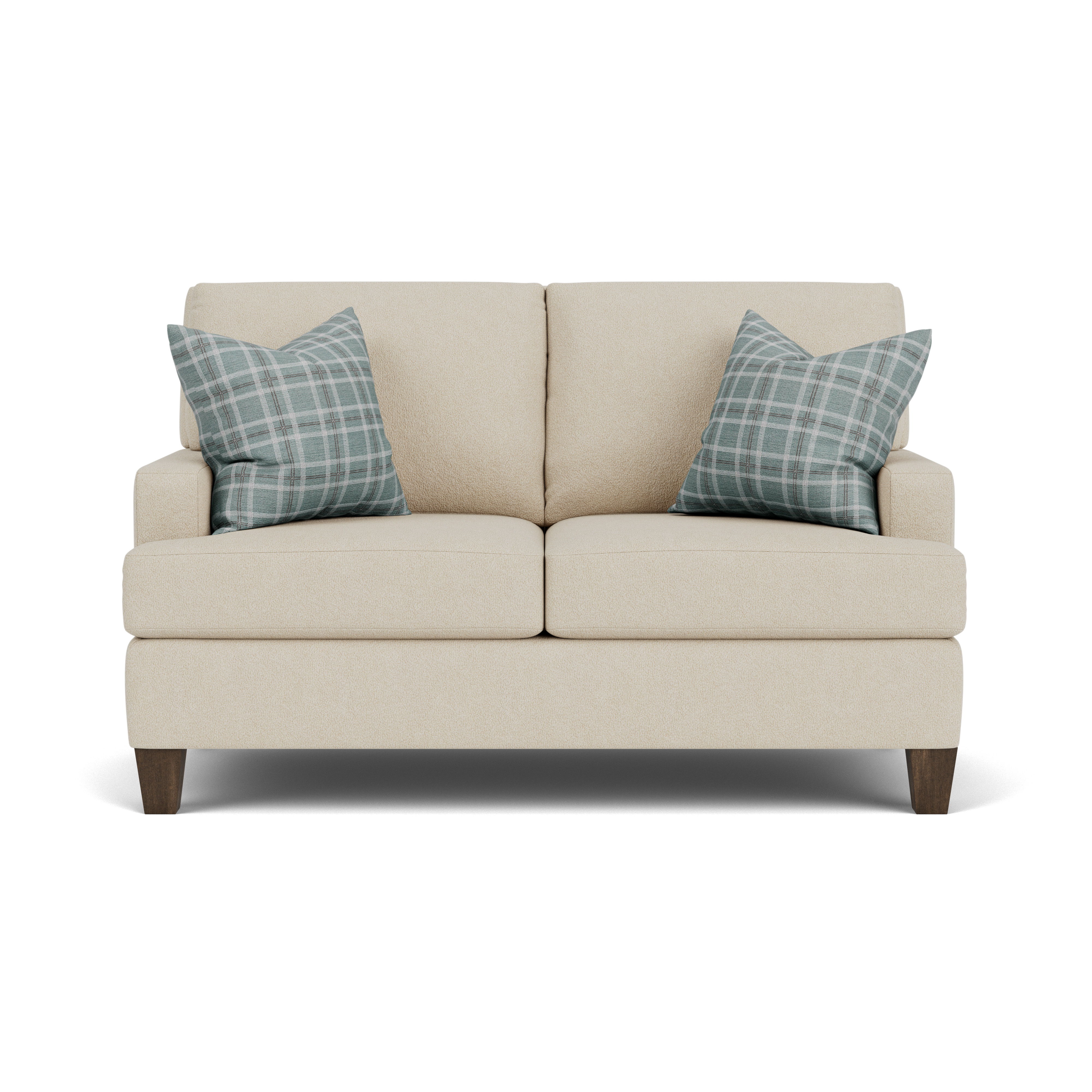 Lloyd - Fabric Loveseat, dark brown, view 6