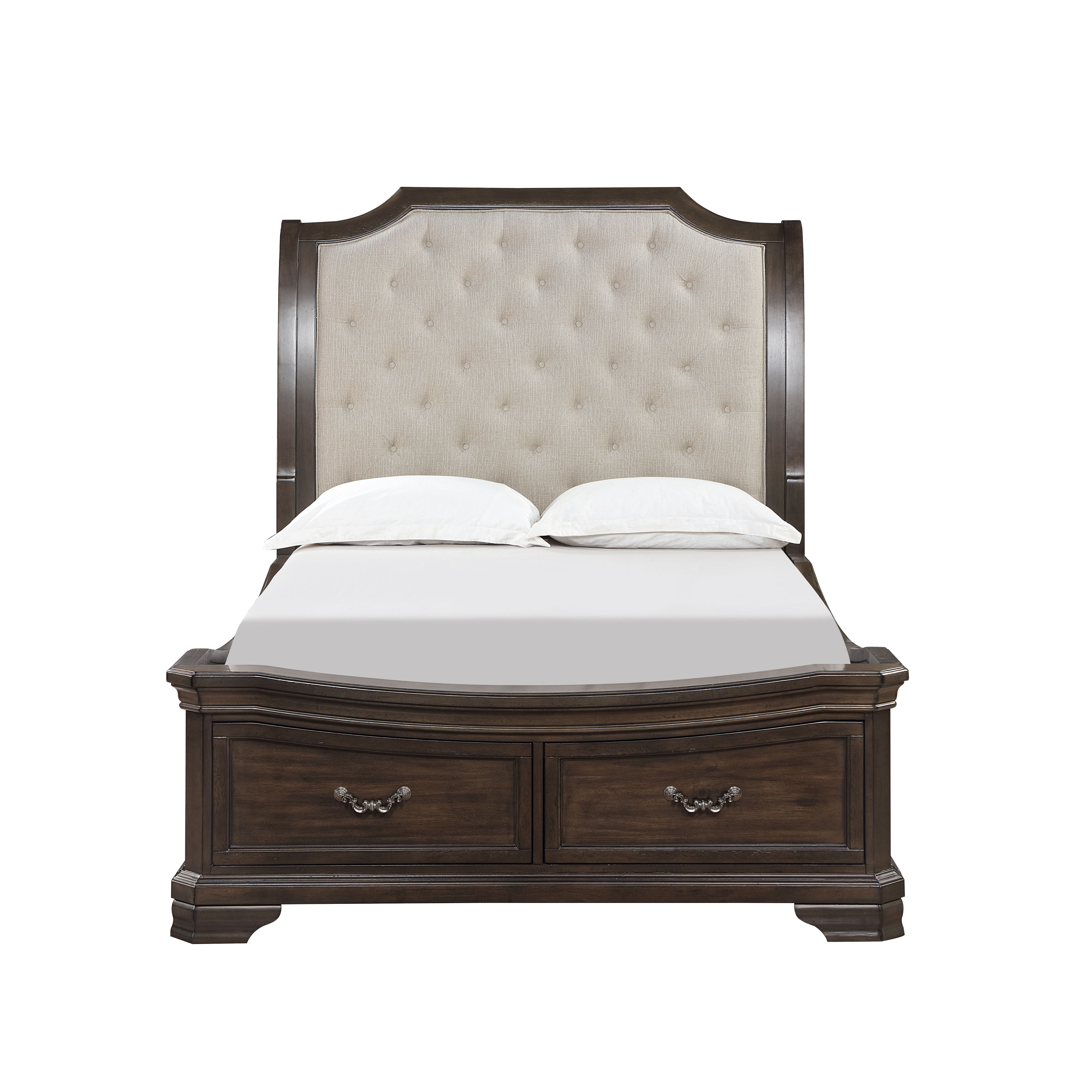 Lyndhurst - 5/0 Queen Bed - Walnut