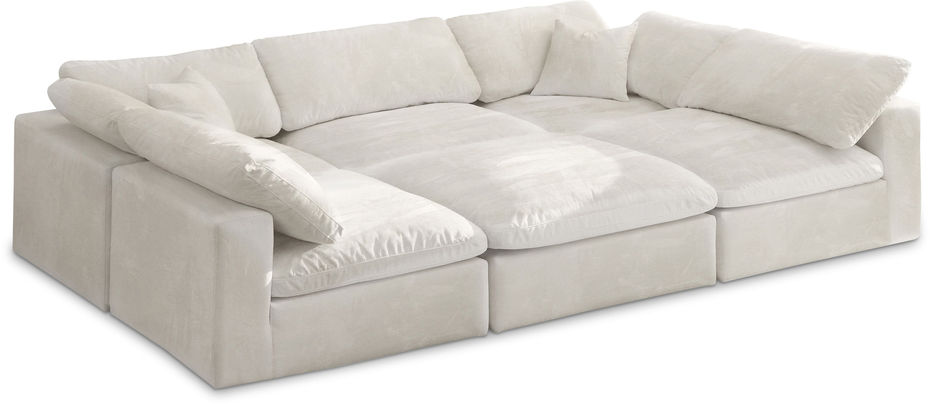Cozy - 6 Piece Modular Sectional - Beige