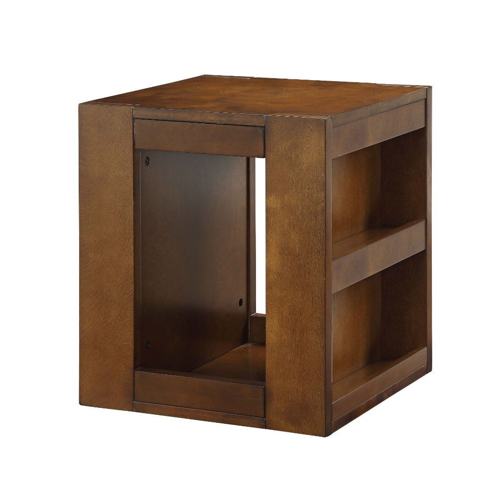 Pisanio - 22" End Table - Espresso, dark brown