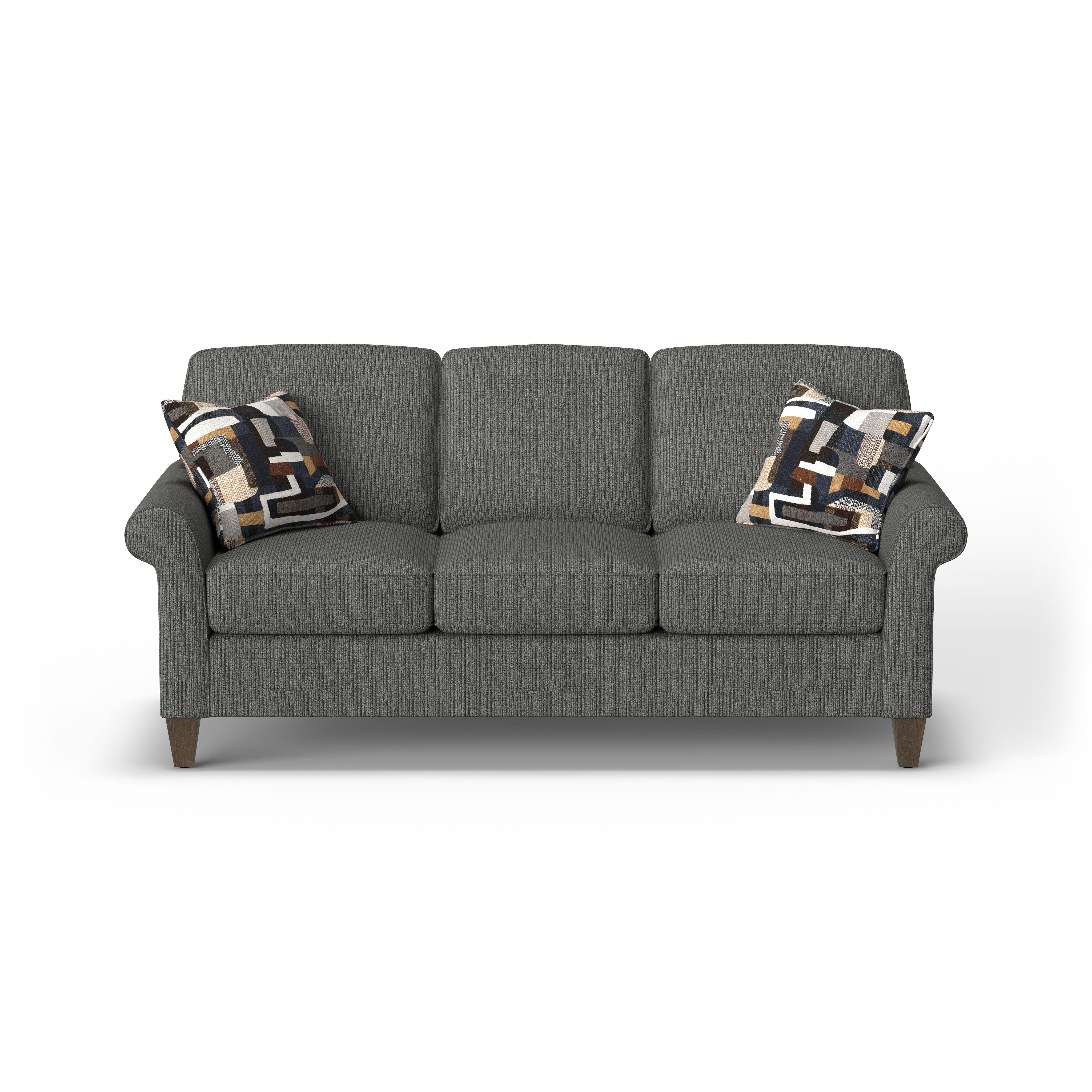 Westside - Fabric Sofa, Accent Pillows Included, gray, view 8