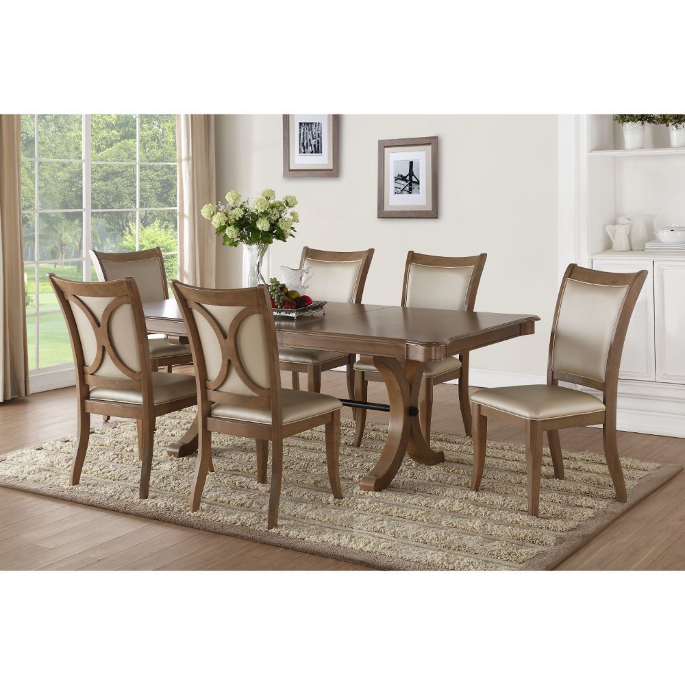 Harald - Dining Table - Gray Oak, dark gray, view 5