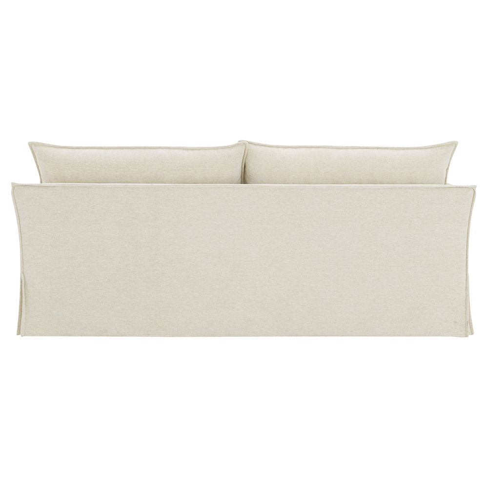Shane - Sofa With 2 Pillows - Beige Linen, beige, view 4