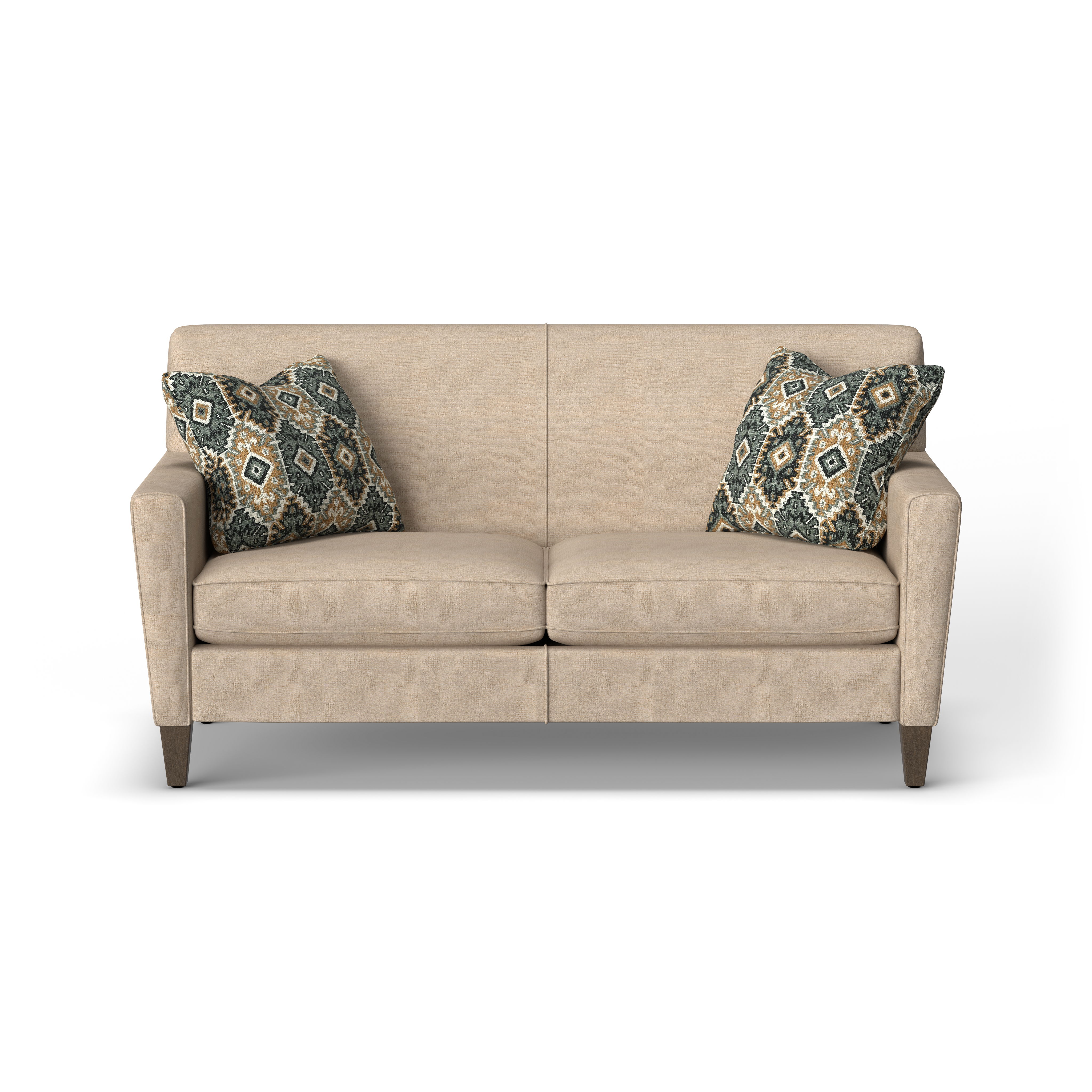Digby - 58" Fabric Sofa, blue, view 4