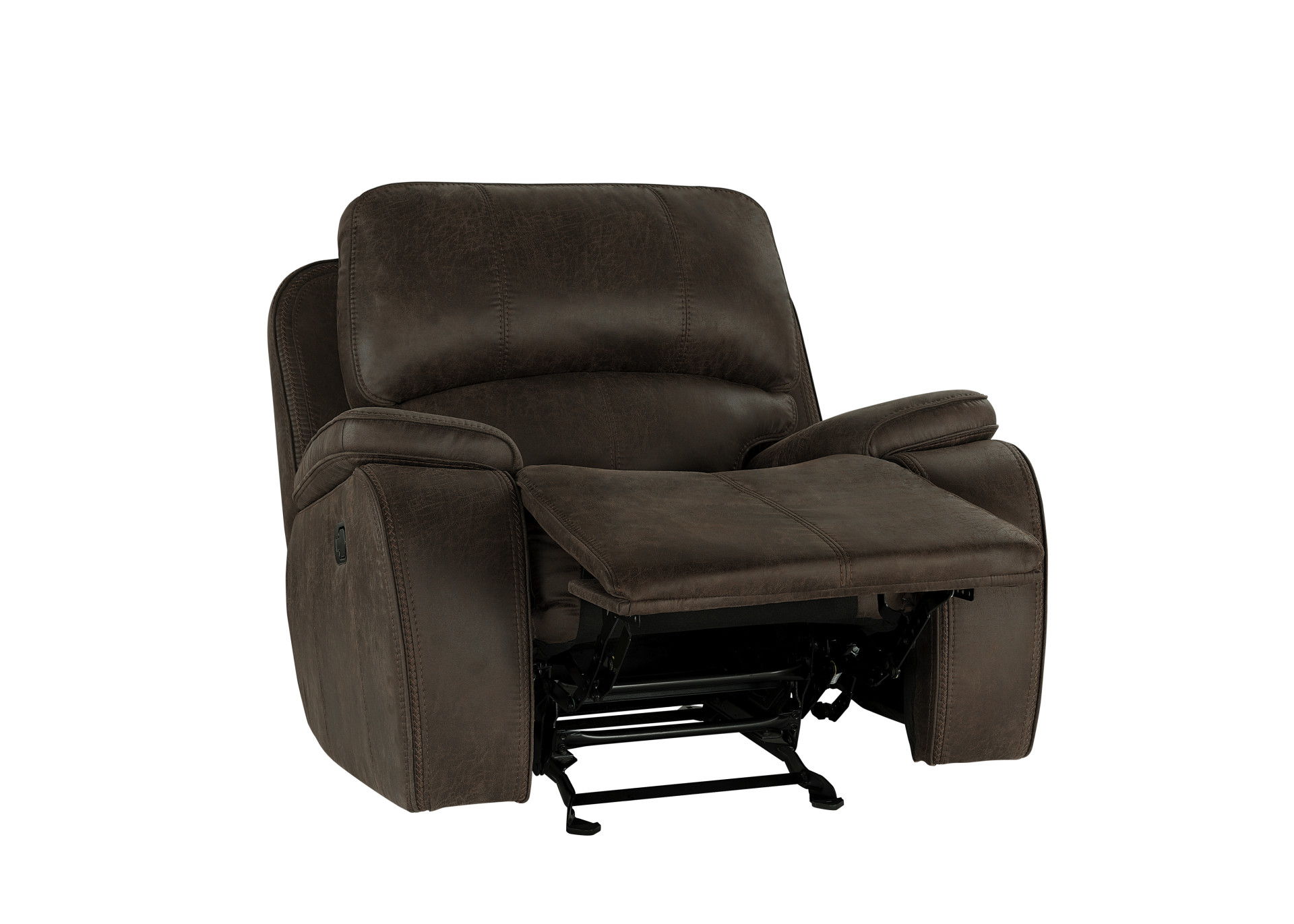 Brookings - Glider Recliner - Brown, dark brown, view 5