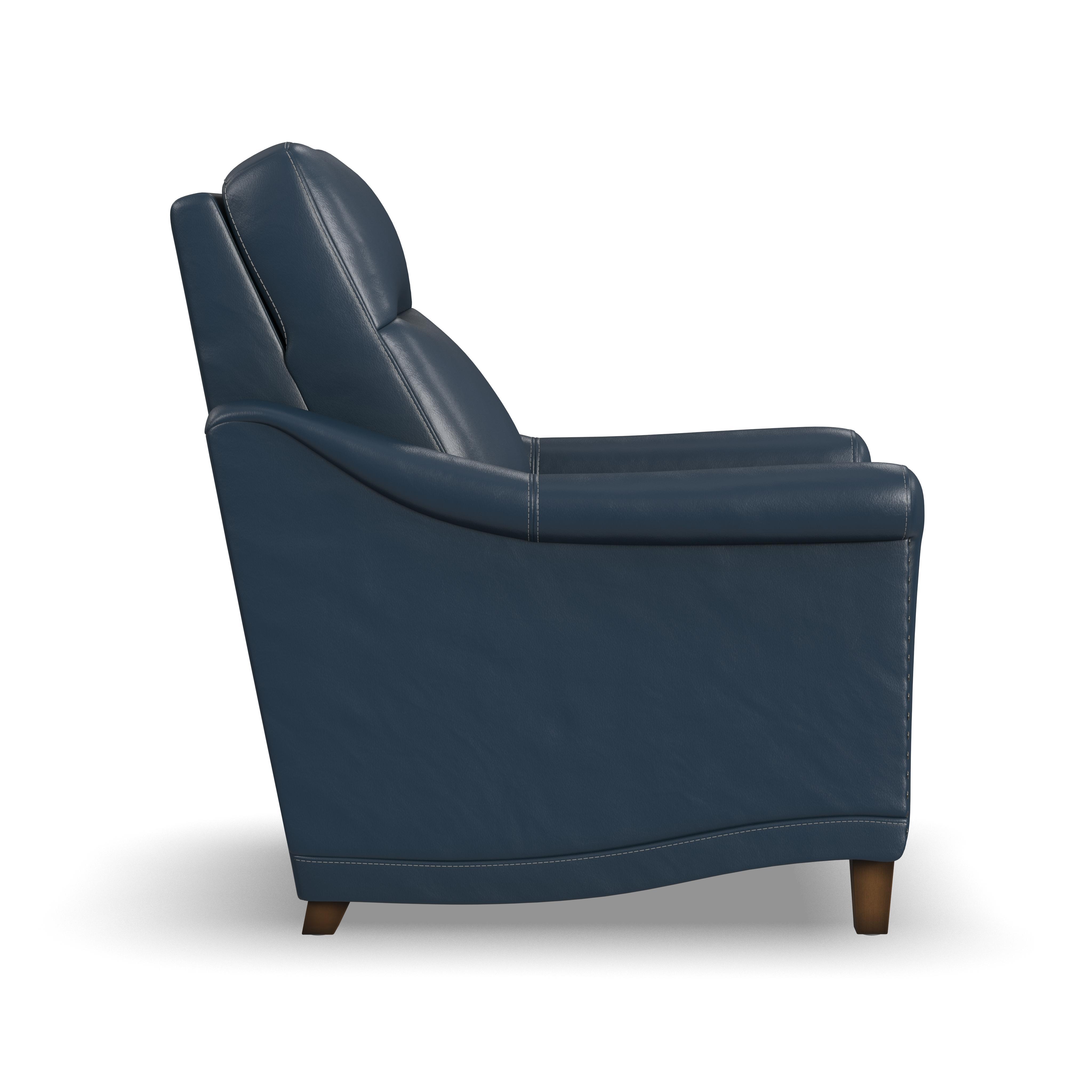 Elizabeth - Power Recliner With Power Headrest - Sea, blue, view 3