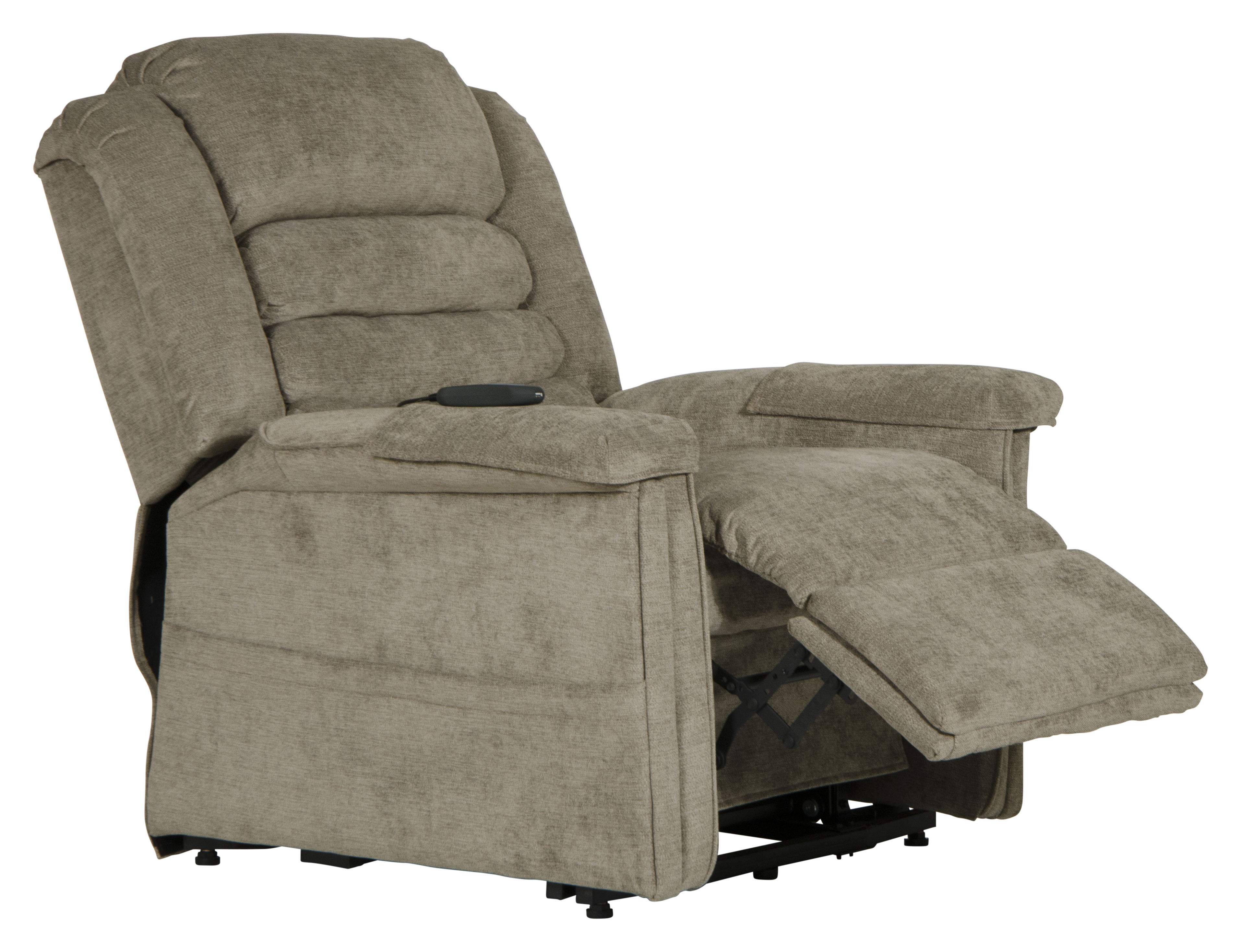 Invincible - Power Lift Full Lay-Out Chaise Recliner - Bamboo