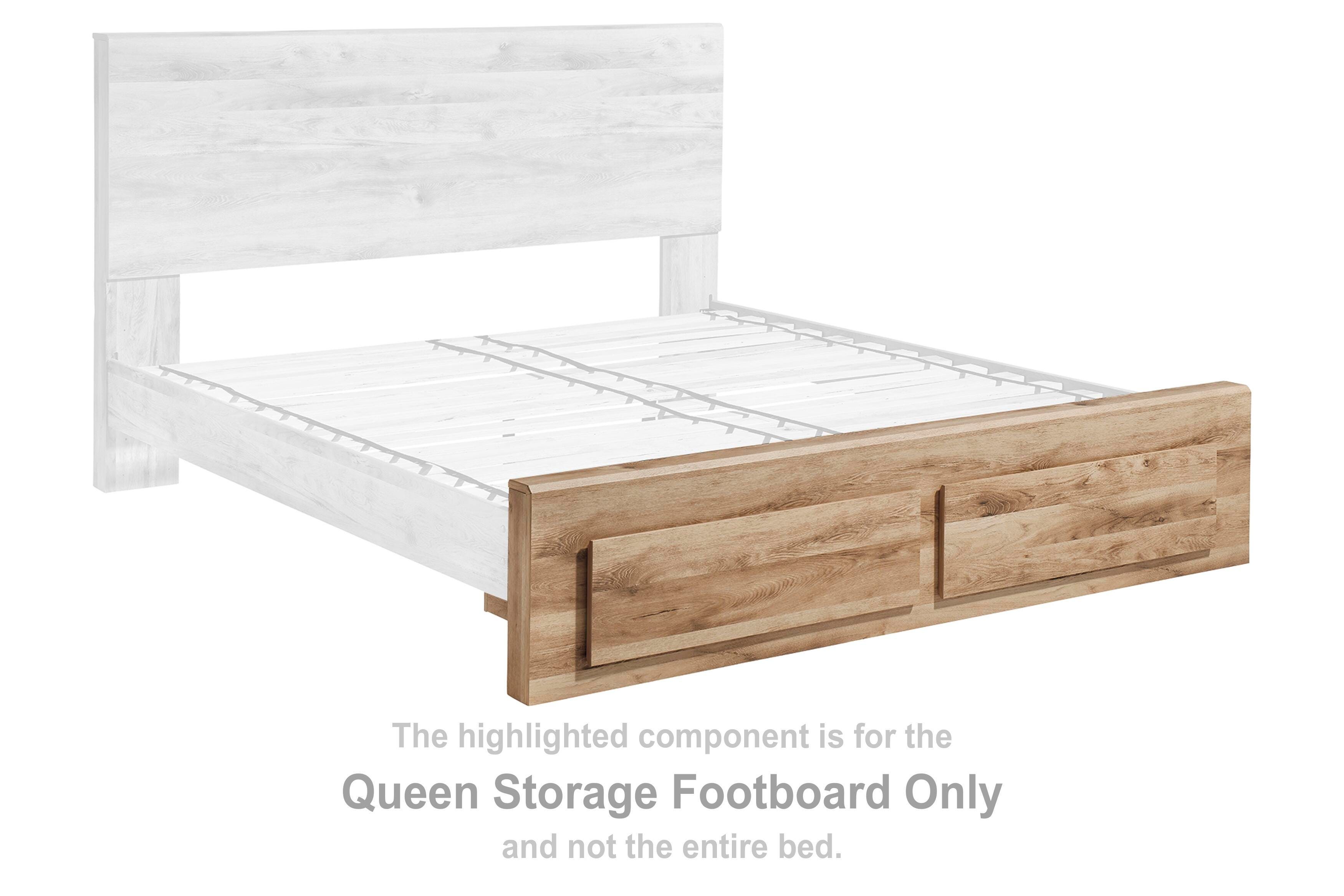 Hyanna – Queen Storage Footboard – Tan Brown
