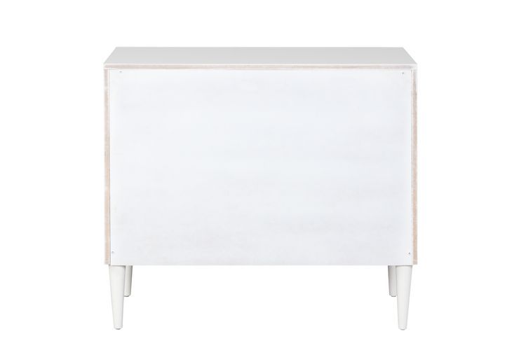Dubni - Accent Table - White & Black, white, view 3