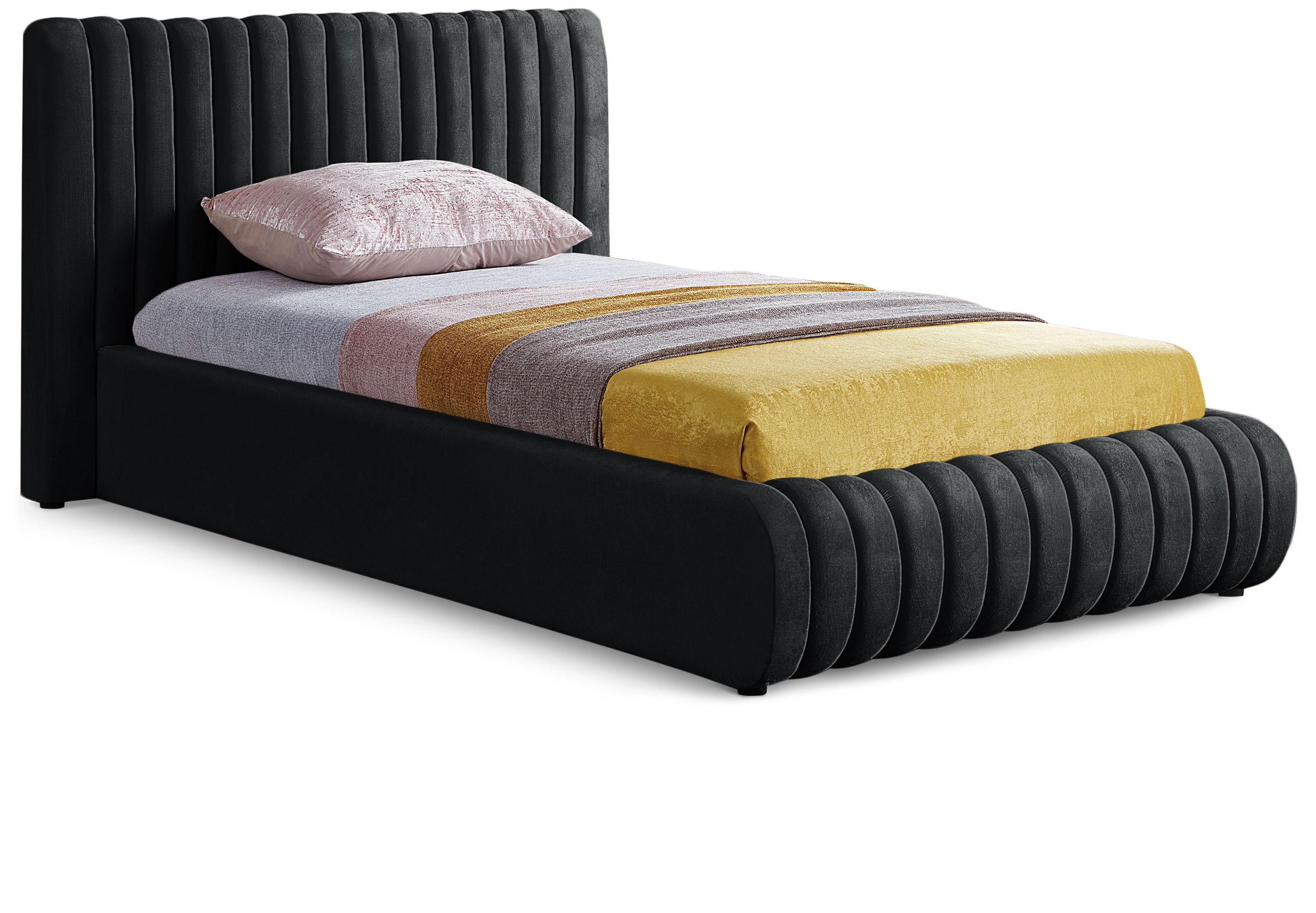 Nico - Twin Bed - Black