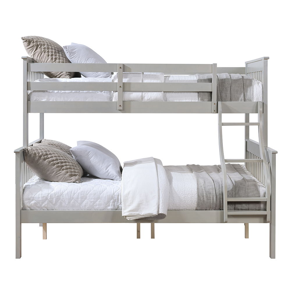Marita - Twin Over Full Bunk Bed - Gray, gray, view 6