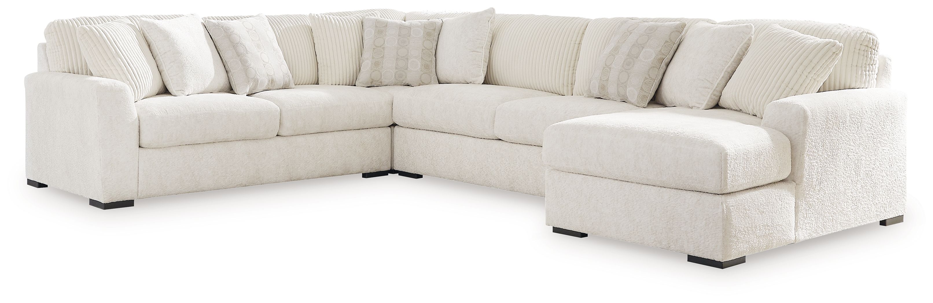 4 Pc · Sectional With Raf Corner Chaise