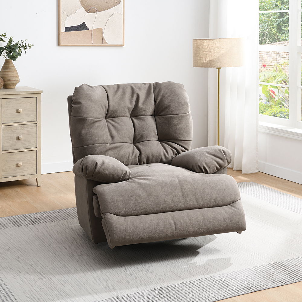 Firas - Power Motion Recliner - Camel, dark gray