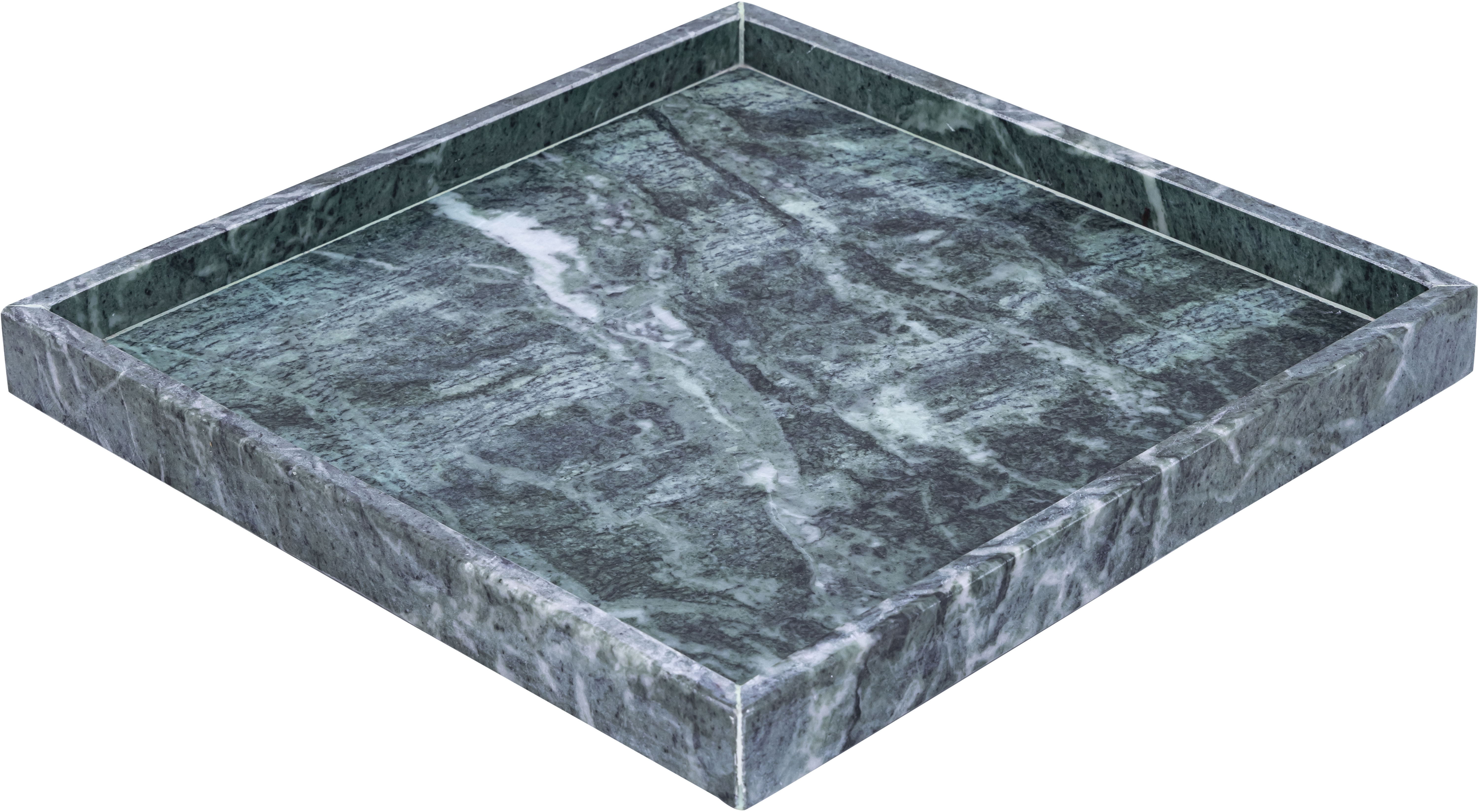 Barletta - Marble Square Tray - Green