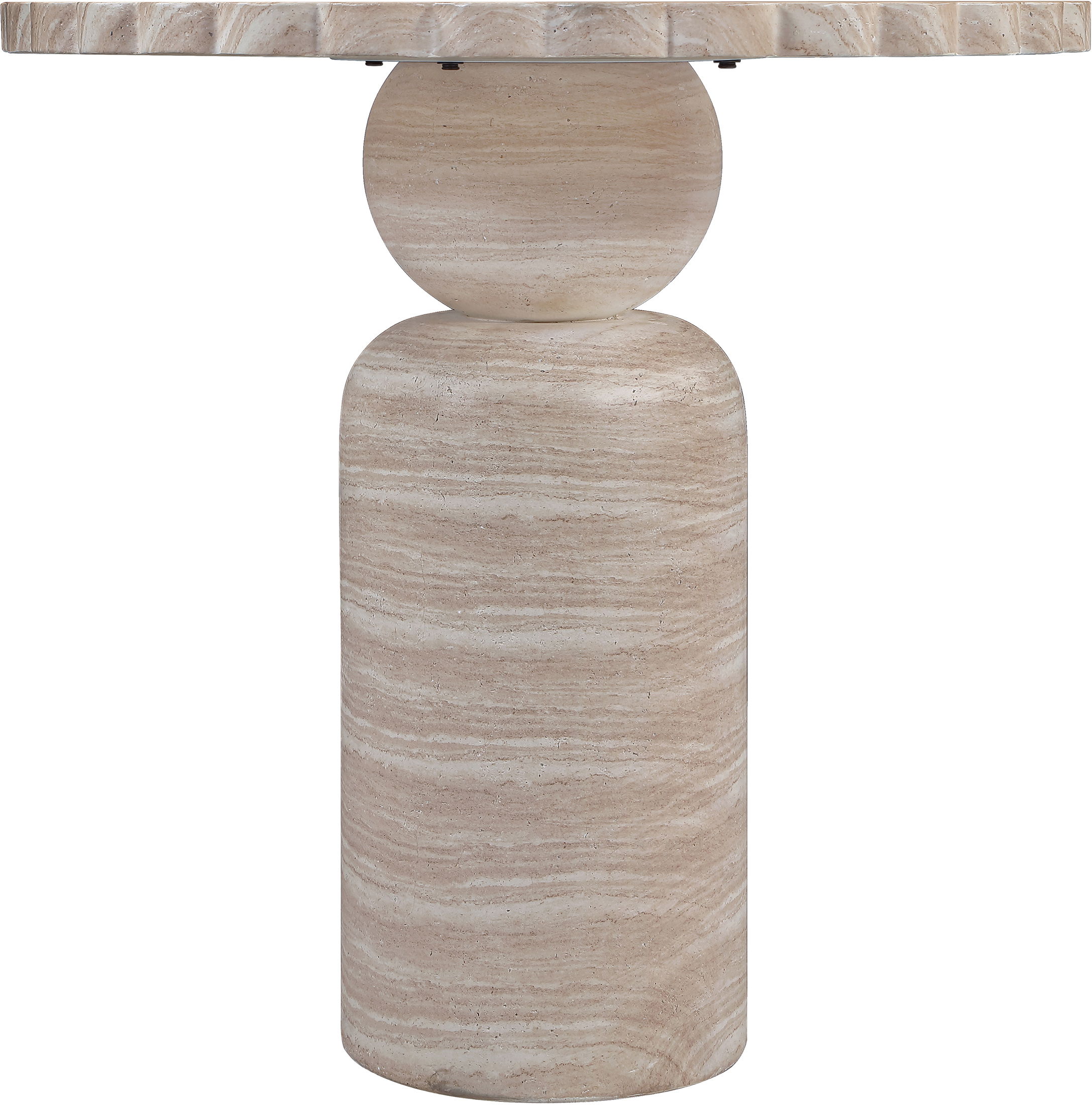 Petalia - Indoor/Outdoor Counter Table - Travertine
