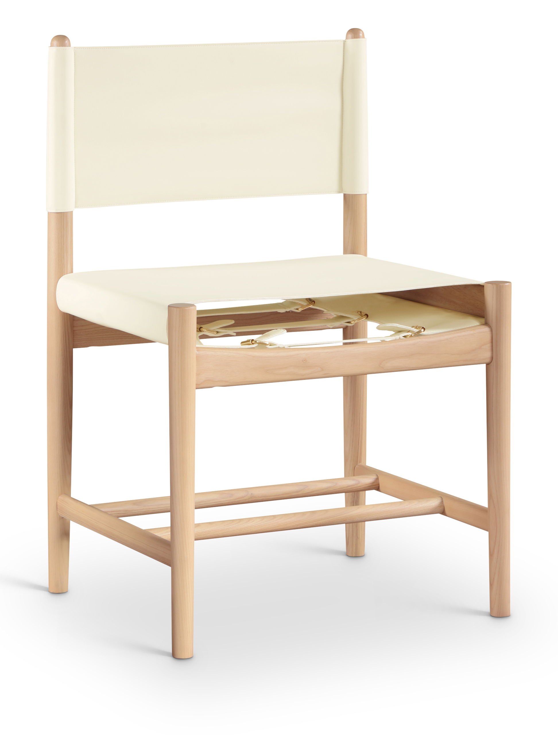 Rawlins - Vegan Leather Dining Chair (Set of 2) - Cream