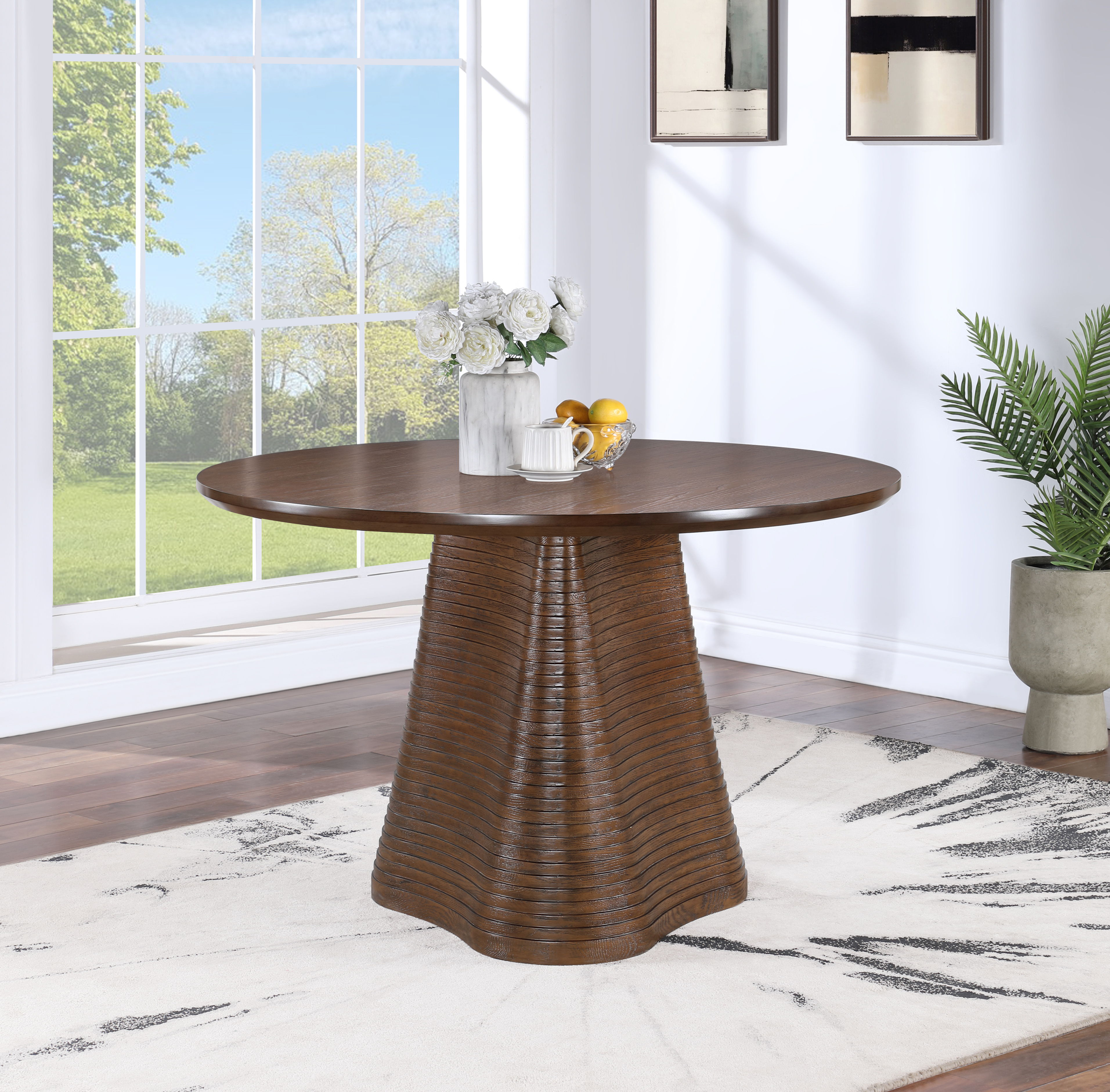 Bernada - Dining Table - Brown