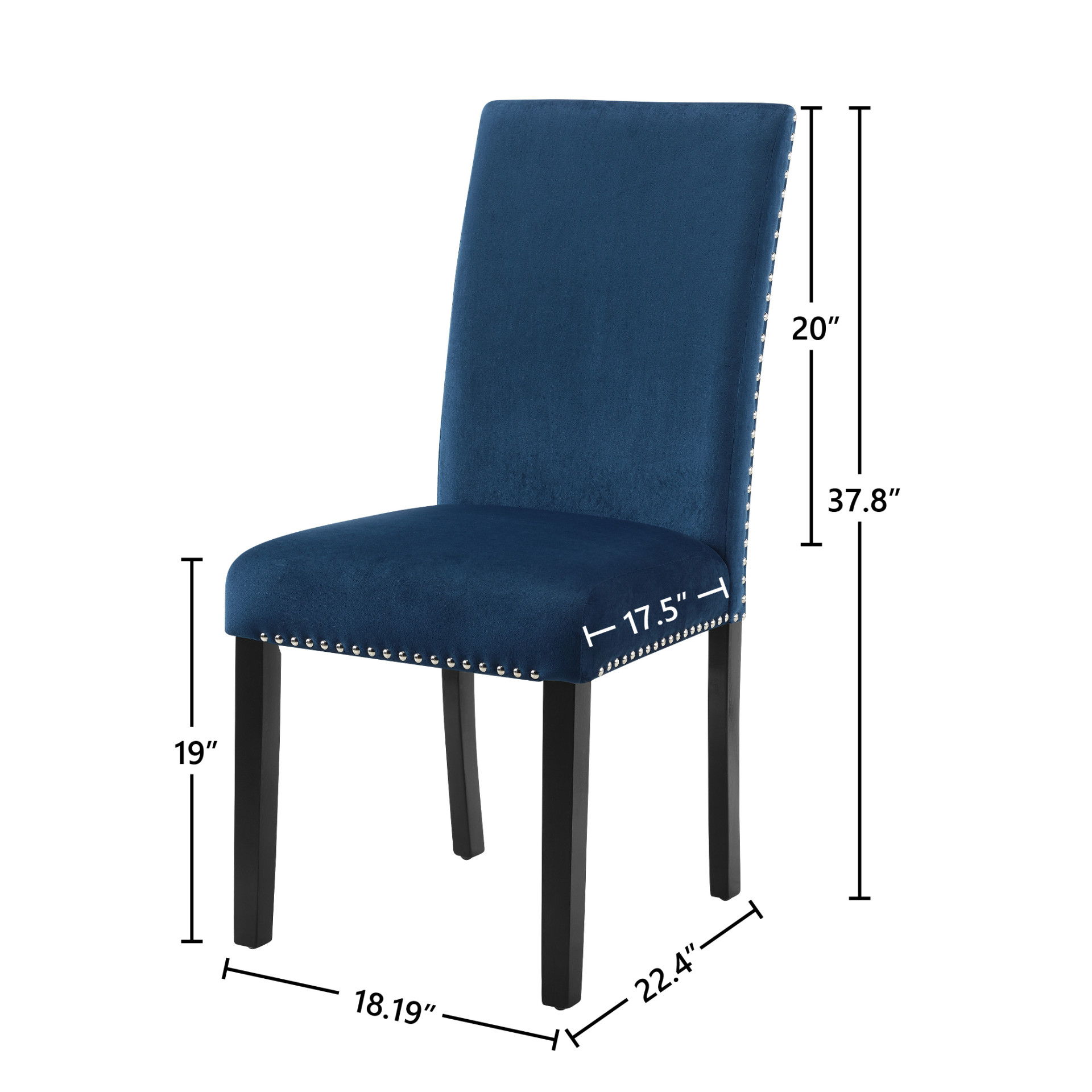 Celeste - Dining Chair (Set of 2) - Blue, blue, view 8