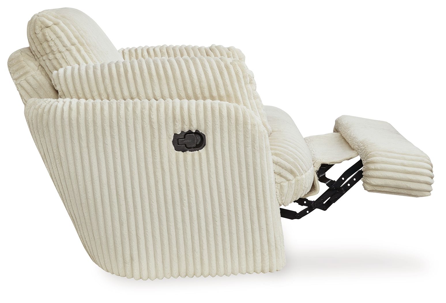 Ashley Furniture Tie-Breaker - Swivel Glider Recliner - Ivory - Image 7