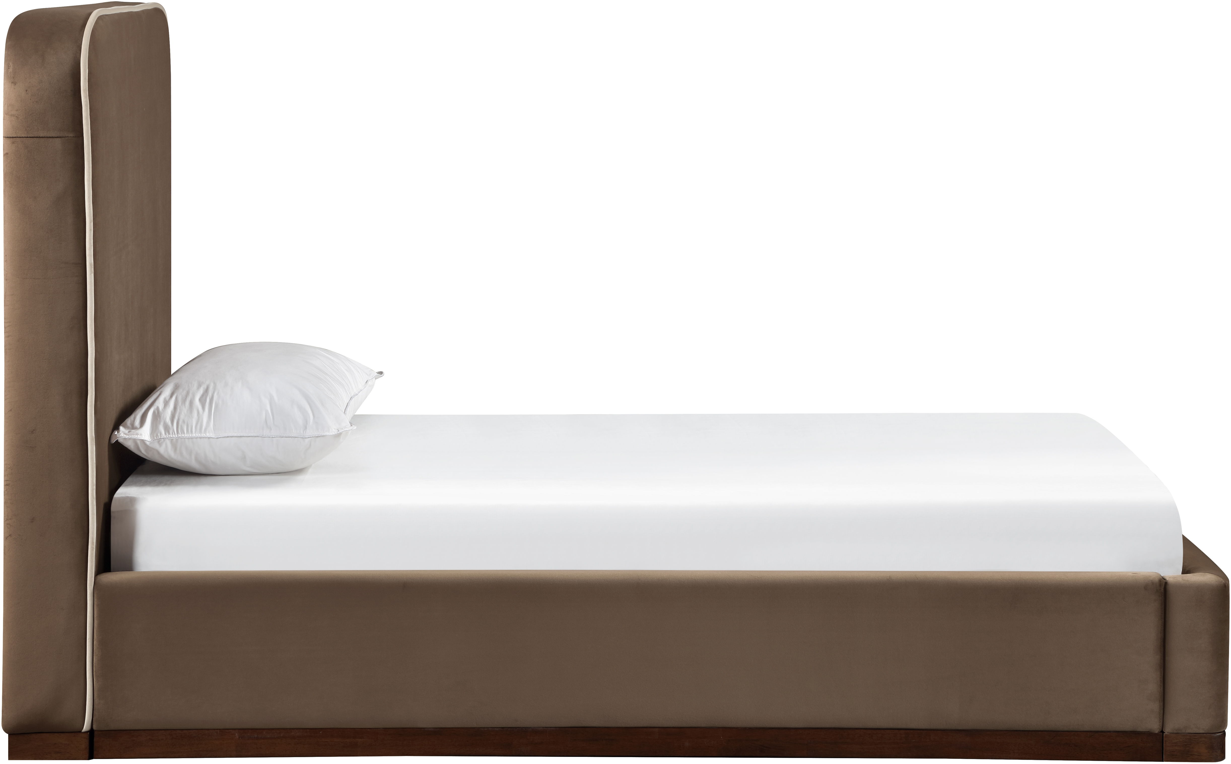 Rava - Twin Bed - Brown / Beige