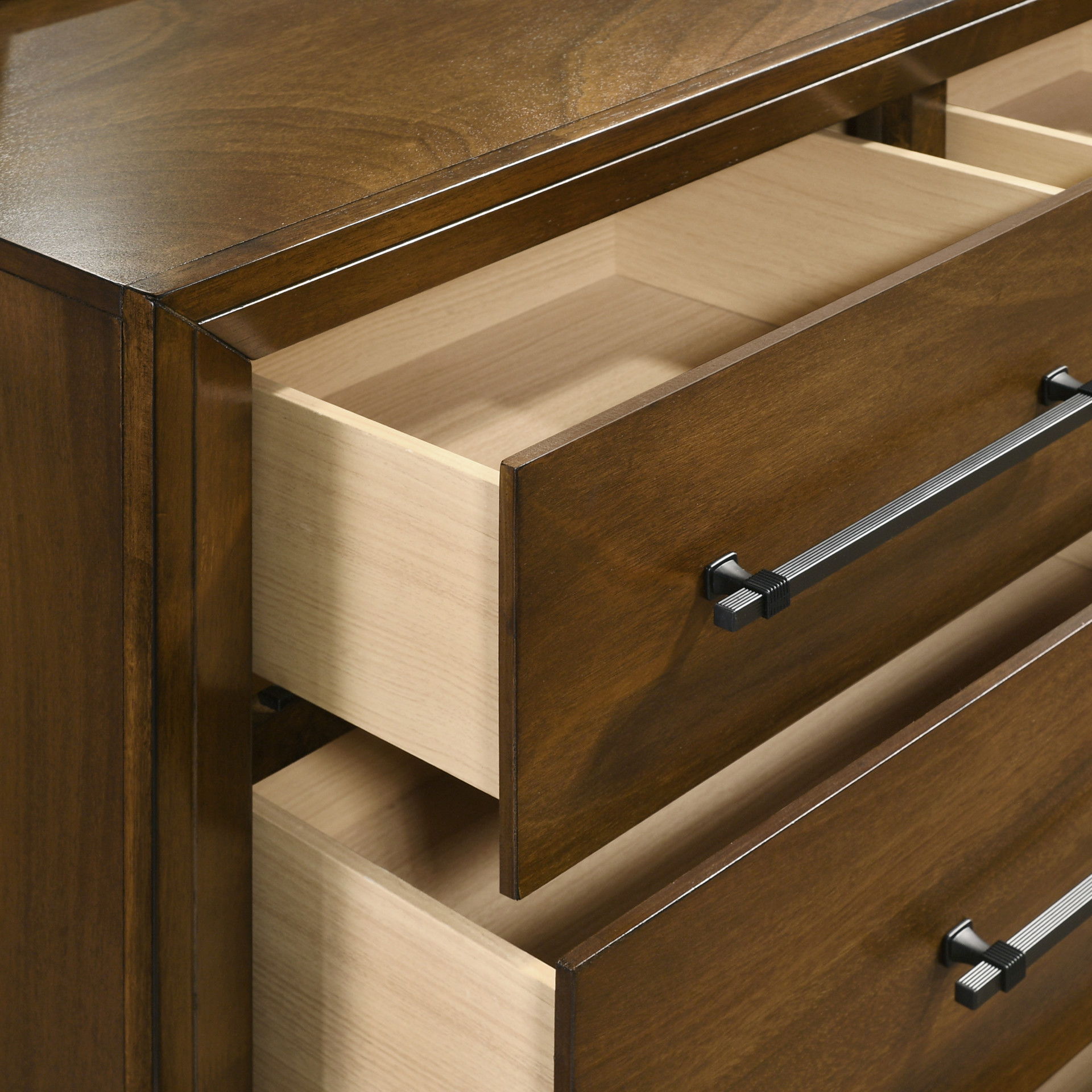 Ballard - 7 Drawer Dresser - Walnut, light brown