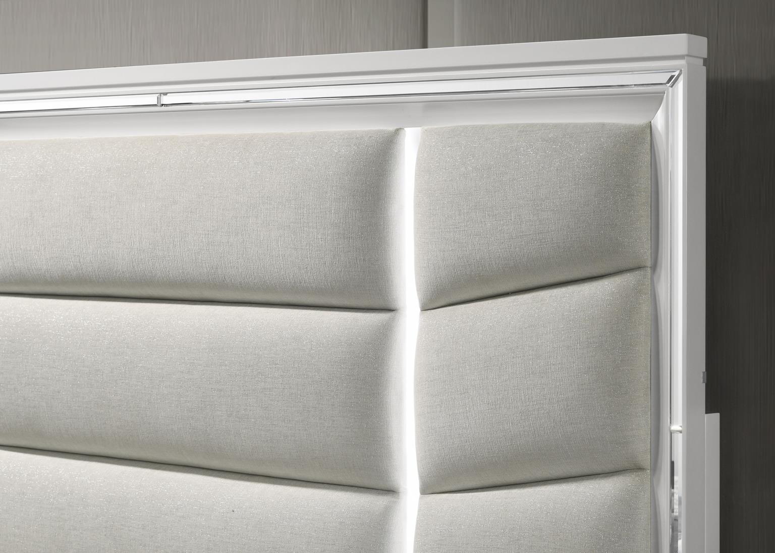 B027 - King Bed - Pale Almond